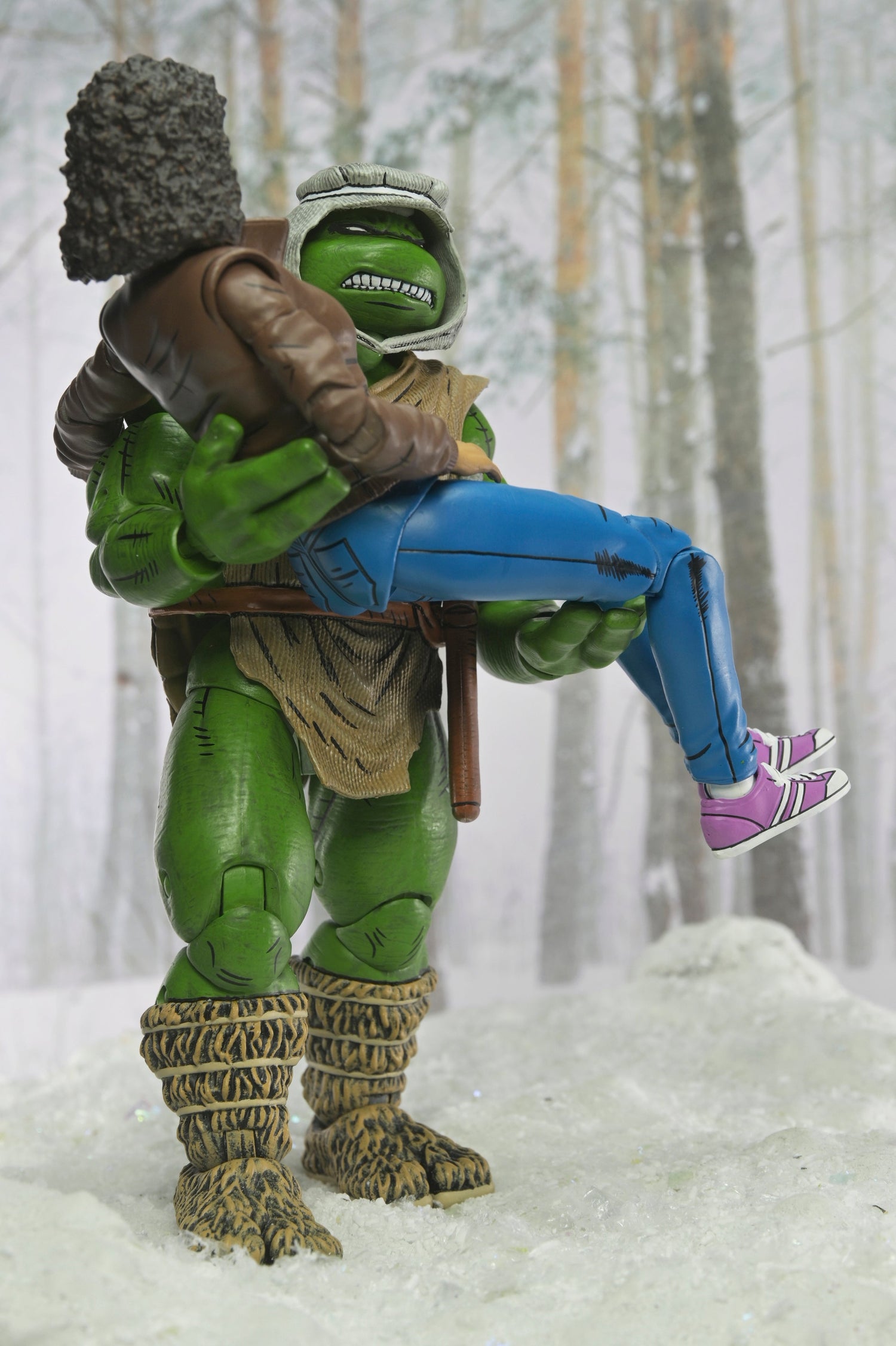 Teenage Mutant Ninja Turtles (Mirage Comics) - Hunter Leonardo 7" Scale Action Figure - NECA