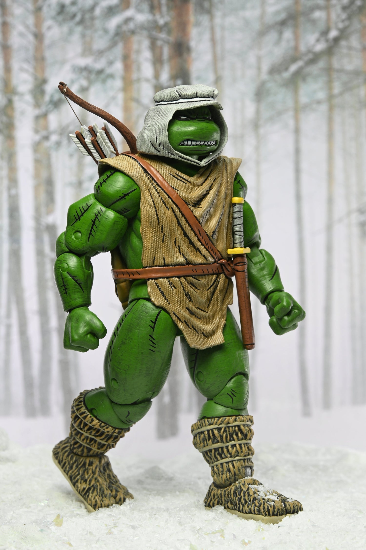 Teenage Mutant Ninja Turtles (Mirage Comics) - Hunter Leonardo 7" Scale Action Figure - NECA