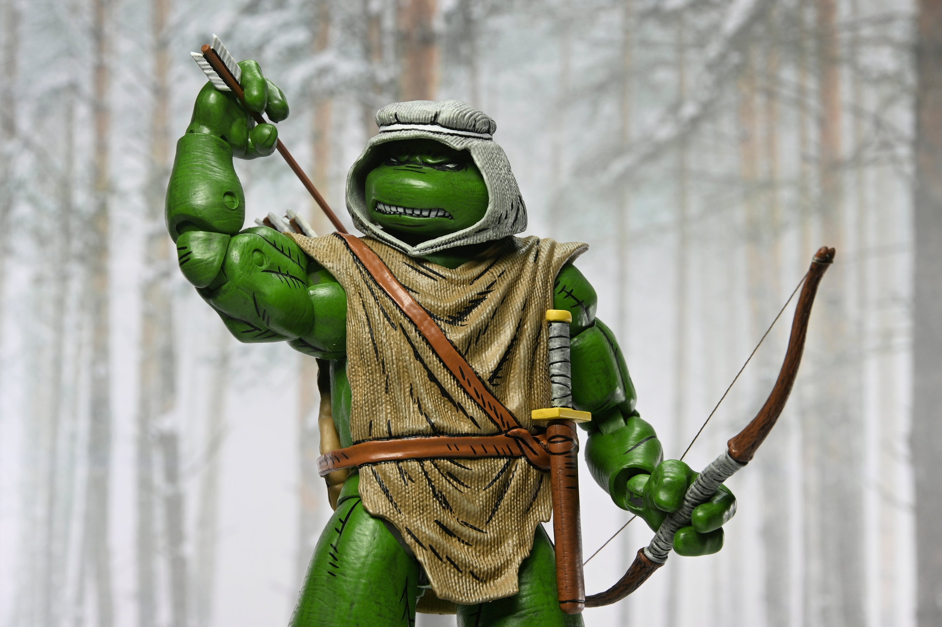 Teenage Mutant Ninja Turtles (Mirage Comics) - Hunter Leonardo 7" Scale Action Figure - NECA