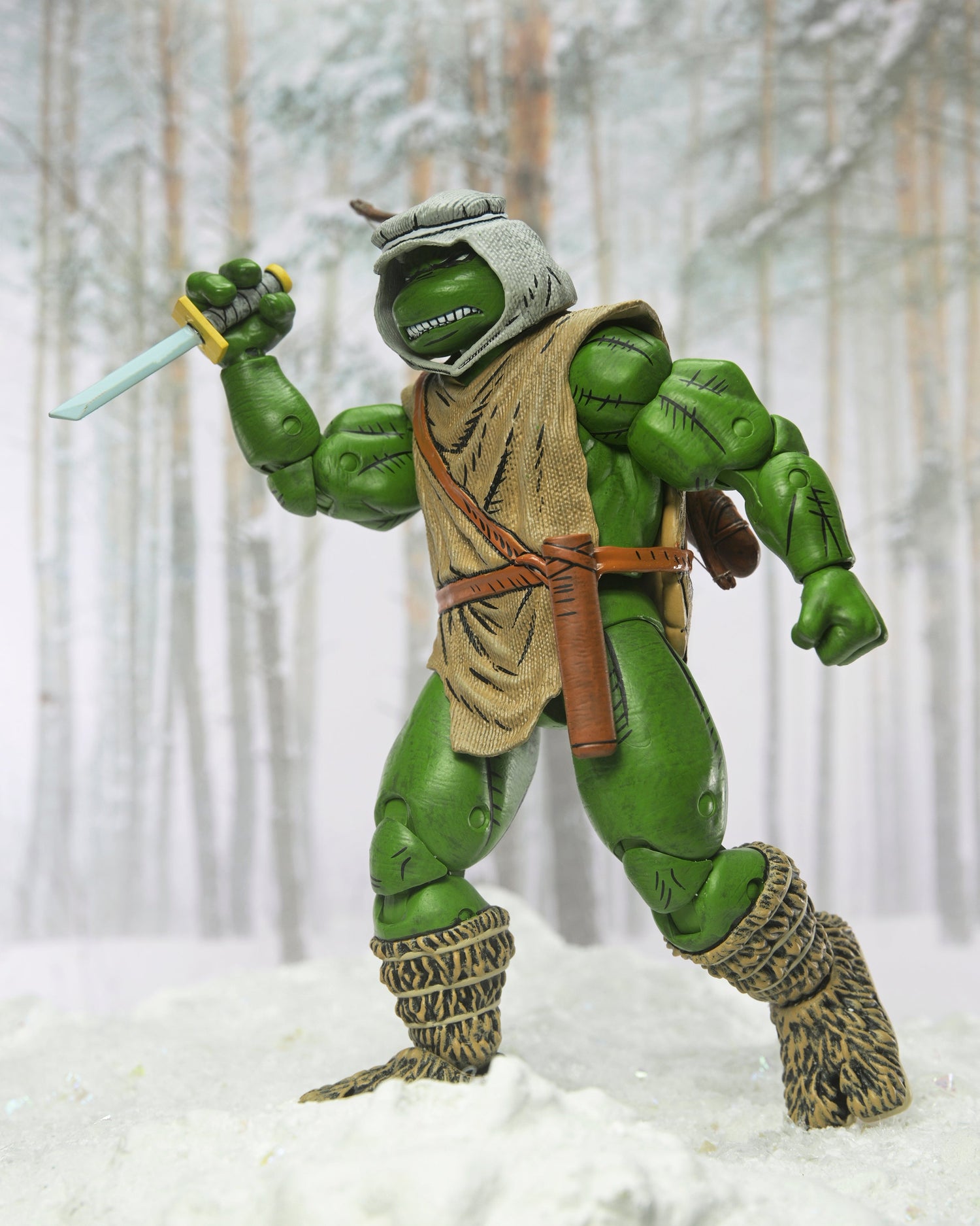Teenage Mutant Ninja Turtles (Mirage Comics) - Hunter Leonardo 7" Scale Action Figure - NECA