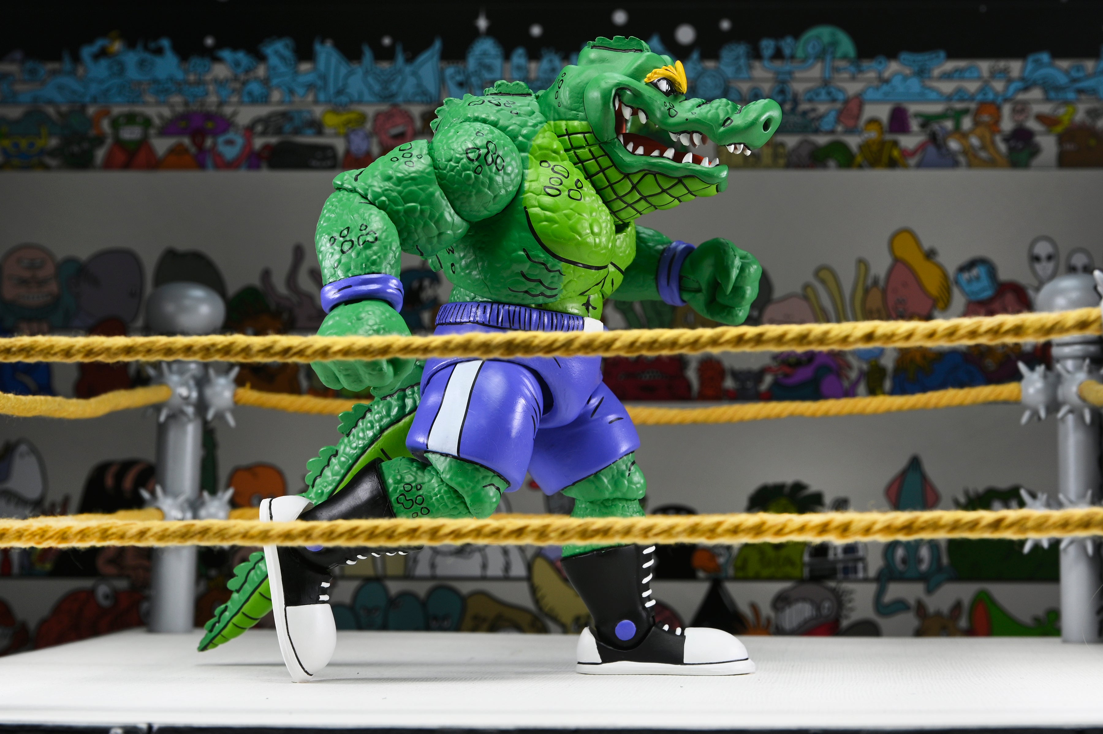 Teenage Mutant Ninja Turtles (Archie Comics) - Stump Wrestling Leatherhead 7” Scale Action Figure - NECA