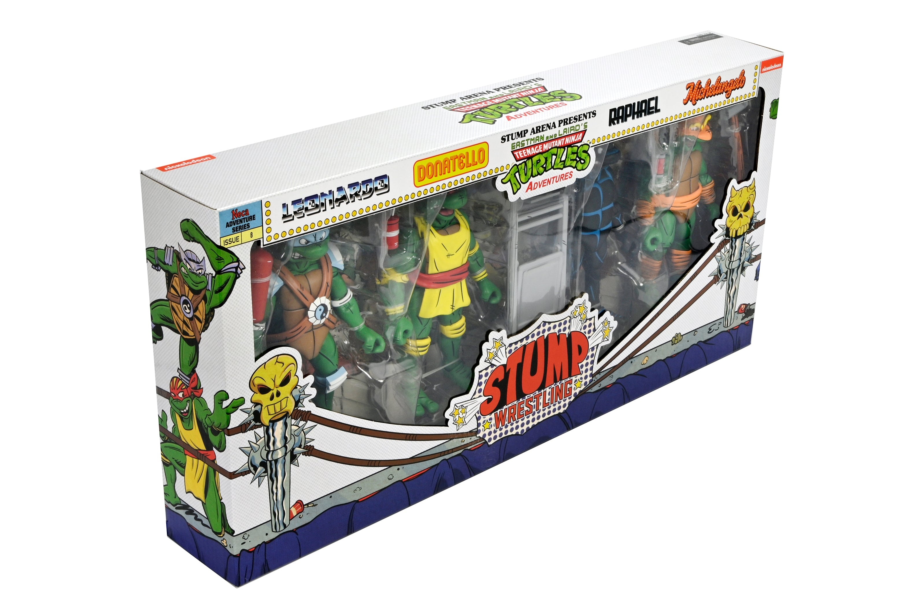 Teenage Mutant Ninja Turtles (Archie Comics) - Stump Wrestling Turtles 7” Scale Action Figure 4-Pack - NECA