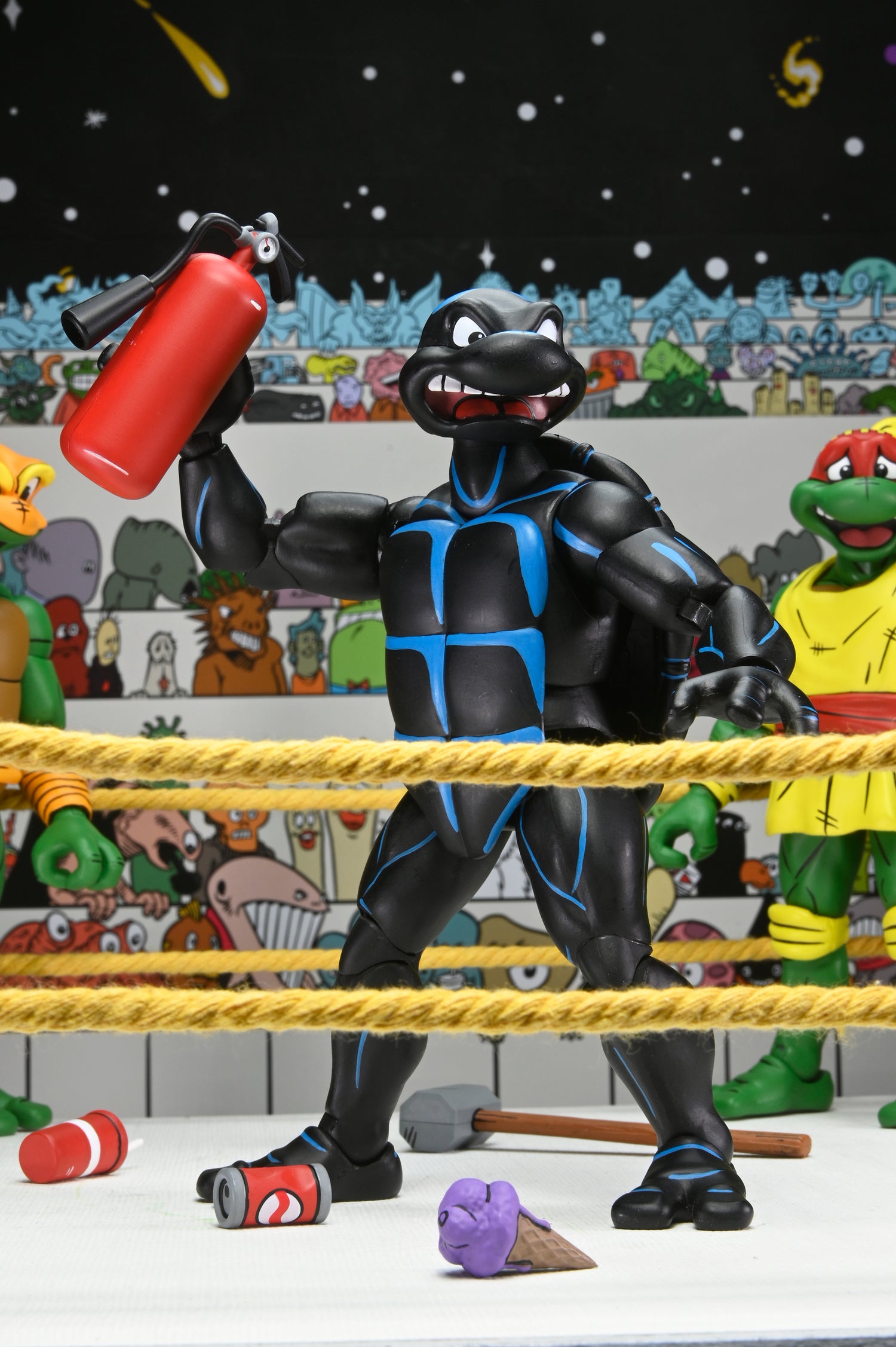 Teenage Mutant Ninja Turtles (Archie Comics) - Stump Wrestling Turtles 7” Scale Action Figure 4-Pack - NECA