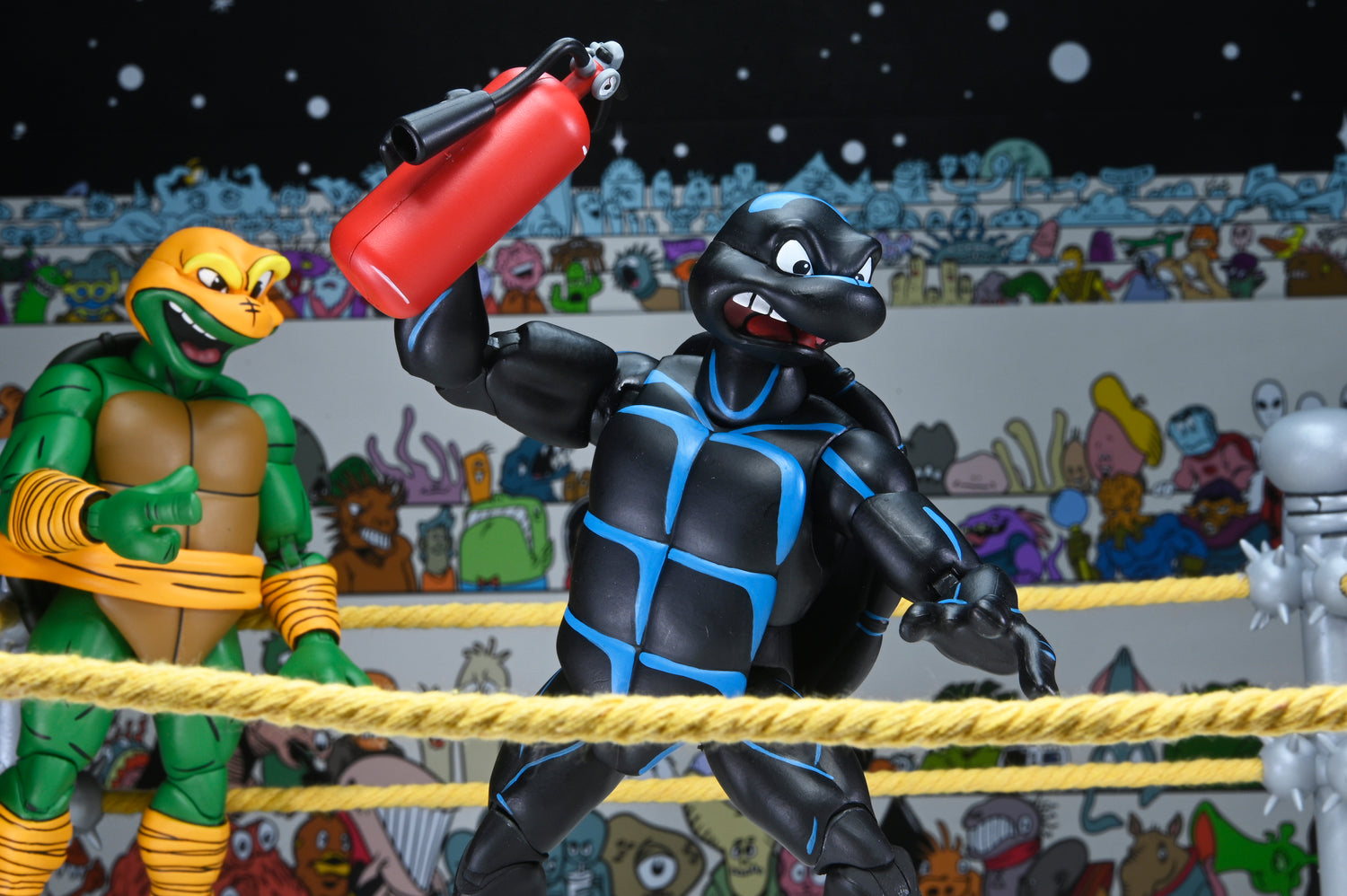 Teenage Mutant Ninja Turtles (Archie Comics) - Stump Wrestling Turtles 7” Scale Action Figure 4-Pack - NECA