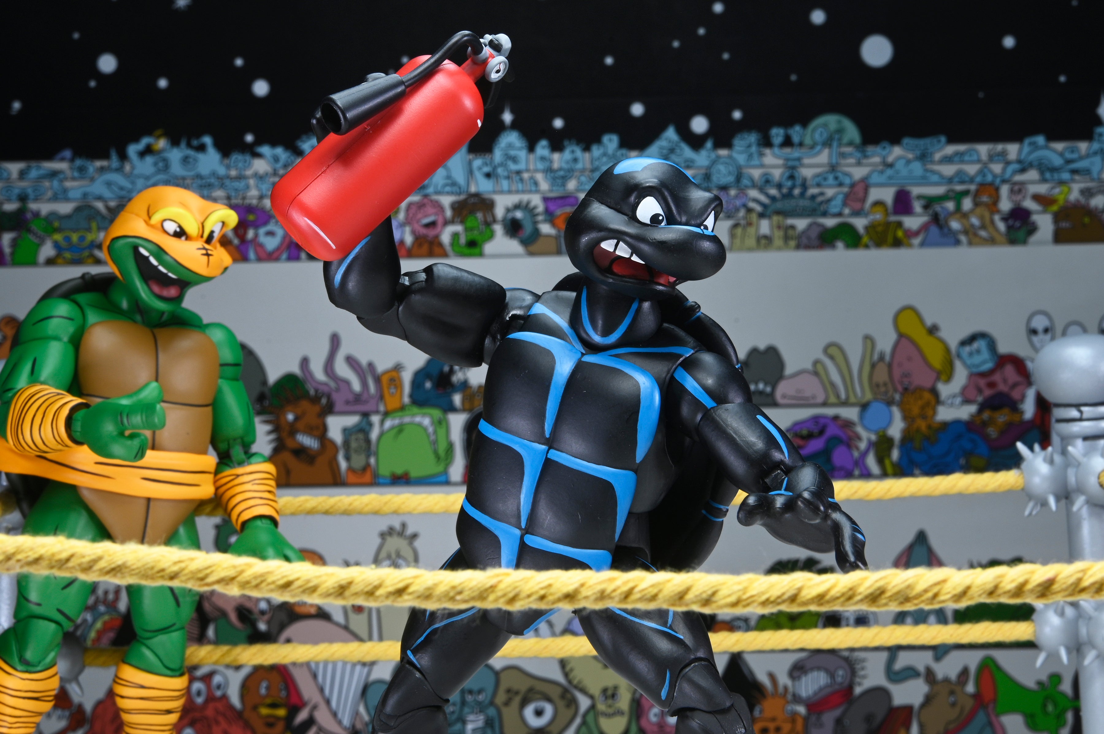 Teenage Mutant Ninja Turtles (Archie Comics) - Stump Wrestling Turtles 7” Scale Action Figure 4-Pack - NECA