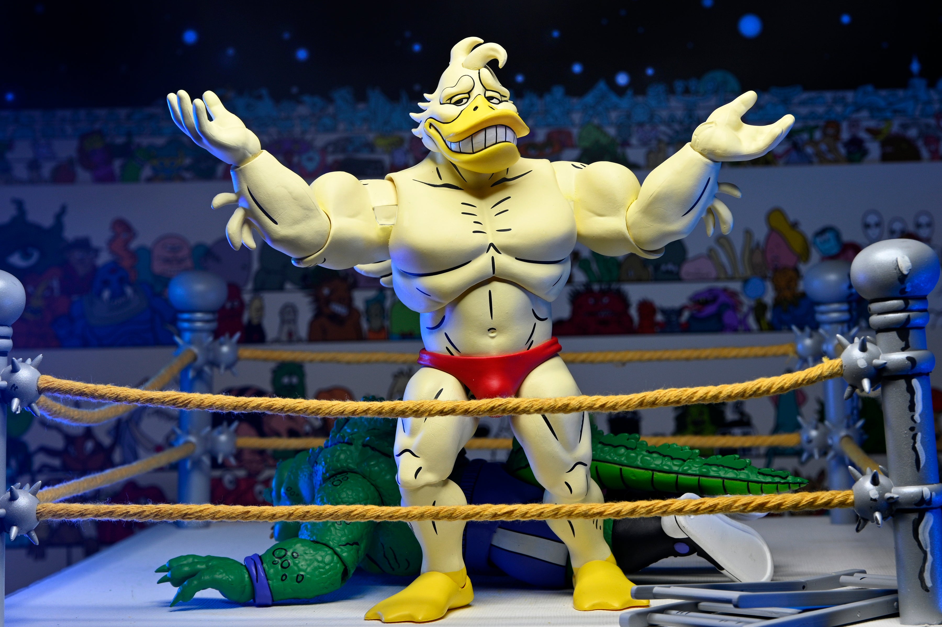 Teenage Mutant Ninja Turtles (Archie Comics) - Stump Wrestling Ace Duck 7” Scale Action Figure - NECA