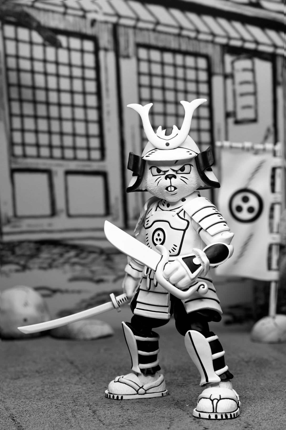 Usagi Yojimbo - Samurai Usagi Yojimbo Black & White Figure 7" Scale Action Figure