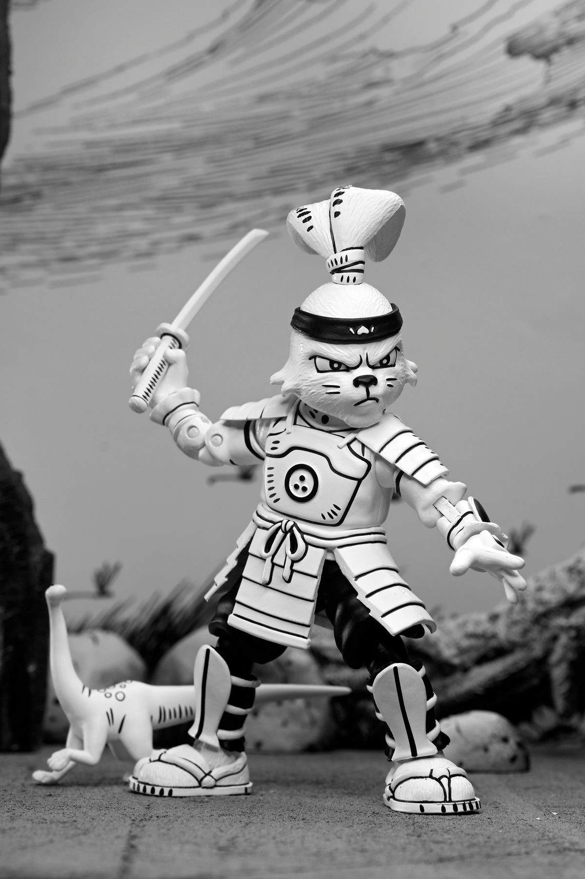 Usagi Yojimbo - Samurai Usagi Yojimbo Black & White Figure 7" Scale Action Figure