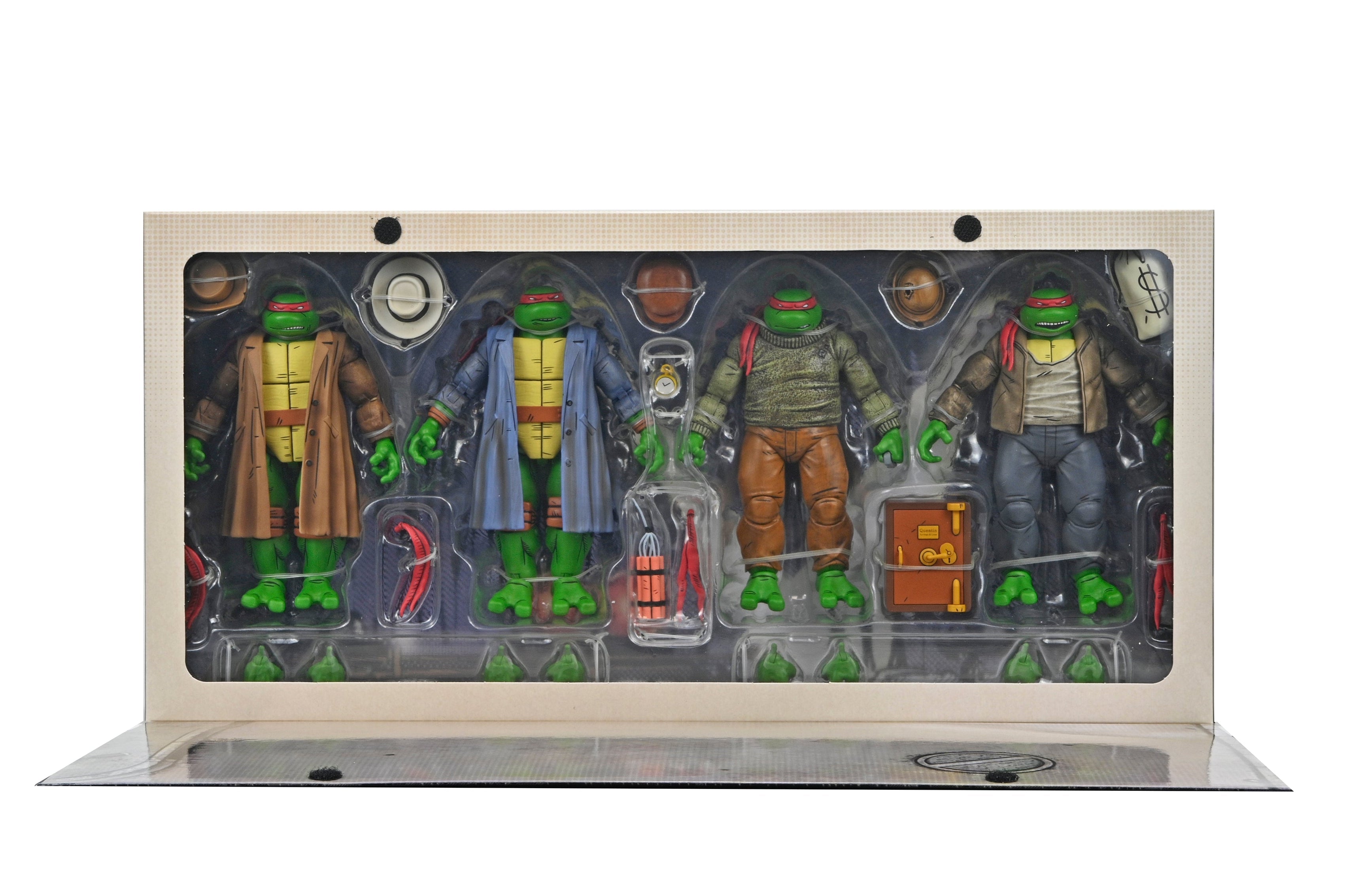 Teenage Mutant Ninja Turtles (Mirage Comics) - Gangster Turtles 7” Scale Action Figure 4-Pack - NECA