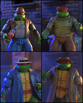 Teenage Mutant Ninja Turtles (Mirage Comics) - Gangster Turtles 7” Scale Action Figure 4-Pack - NECA