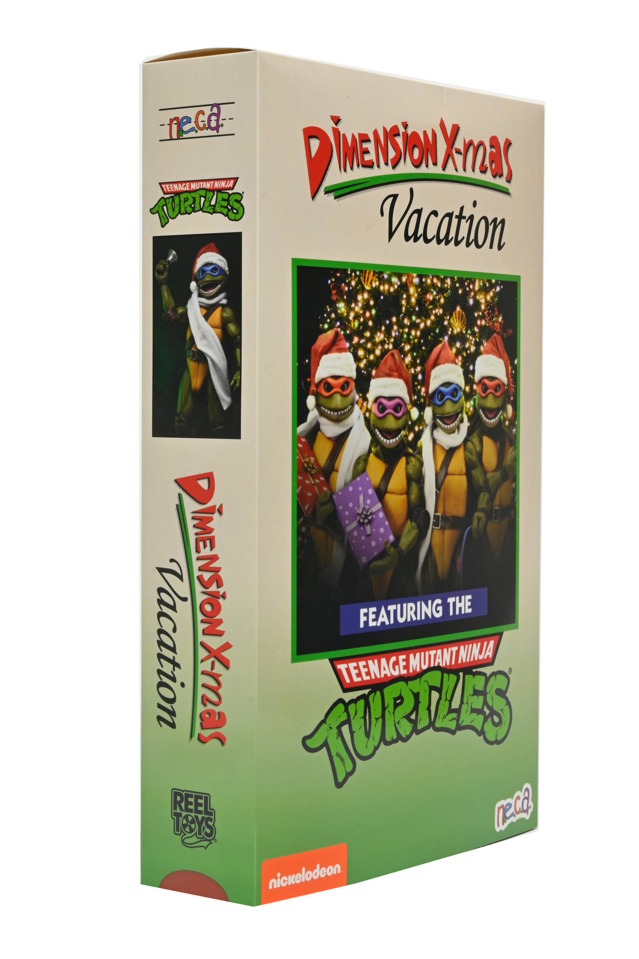 Teenage Mutant Ninja Turtles (1990 Movie) - Dimension X-Mas Vacation 7" Scale Action Figure 4-Pack - NECA