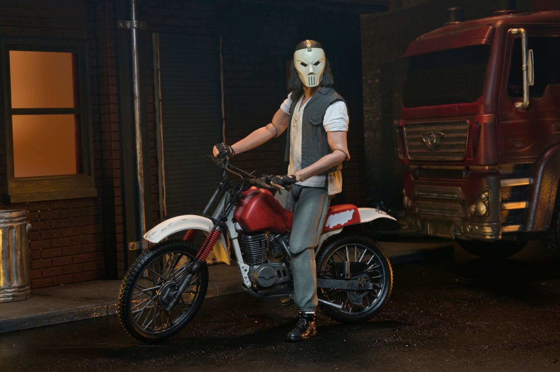 Teenage Mutant Ninja Turtles (1990 Movie) - Casey Jones with Dirt Bike 7" Scale Action Figure - NECA