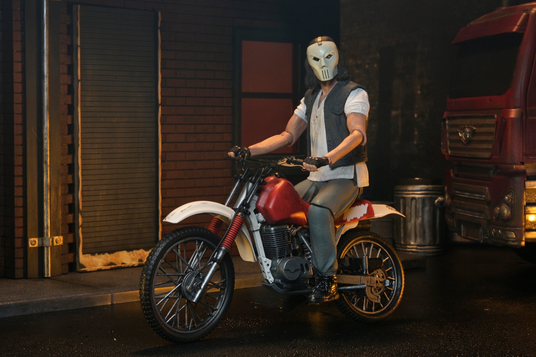 Teenage Mutant Ninja Turtles (1990 Movie) - Casey Jones with Dirt Bike 7" Scale Action Figure - NECA