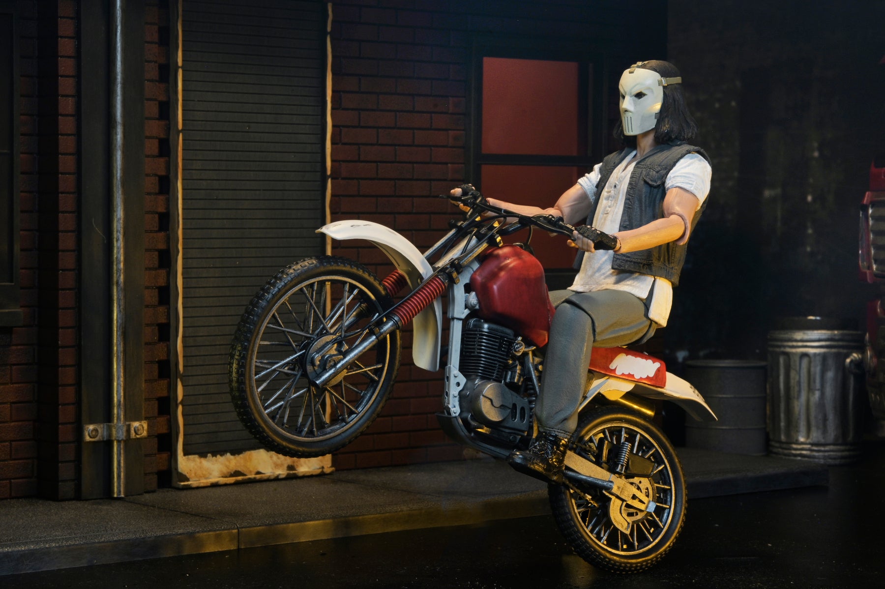 Teenage Mutant Ninja Turtles (1990 Movie) - Casey Jones with Dirt Bike 7" Scale Action Figure - NECA
