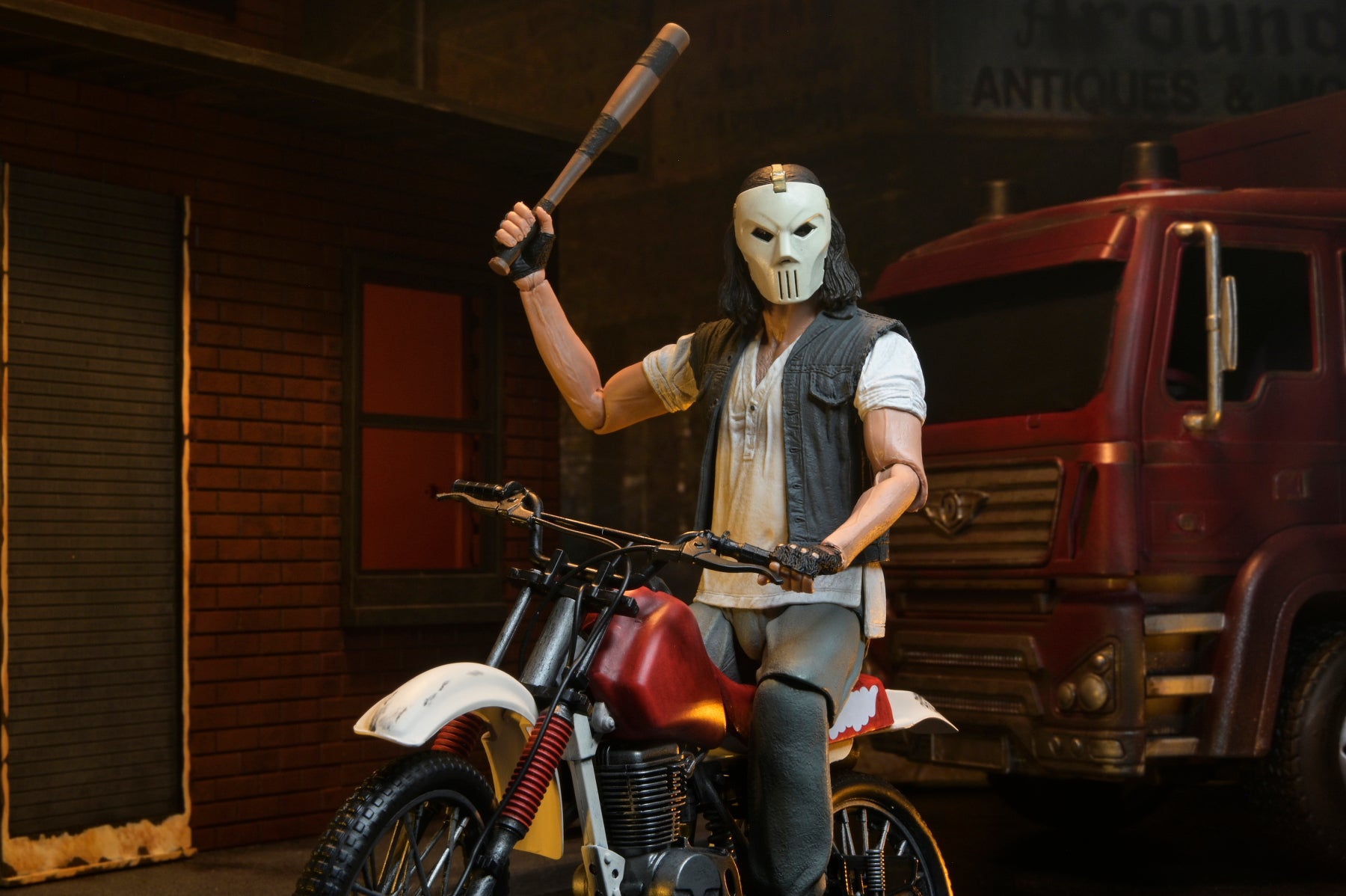 Teenage Mutant Ninja Turtles (1990 Movie) - Casey Jones with Dirt Bike 7" Scale Action Figure - NECA
