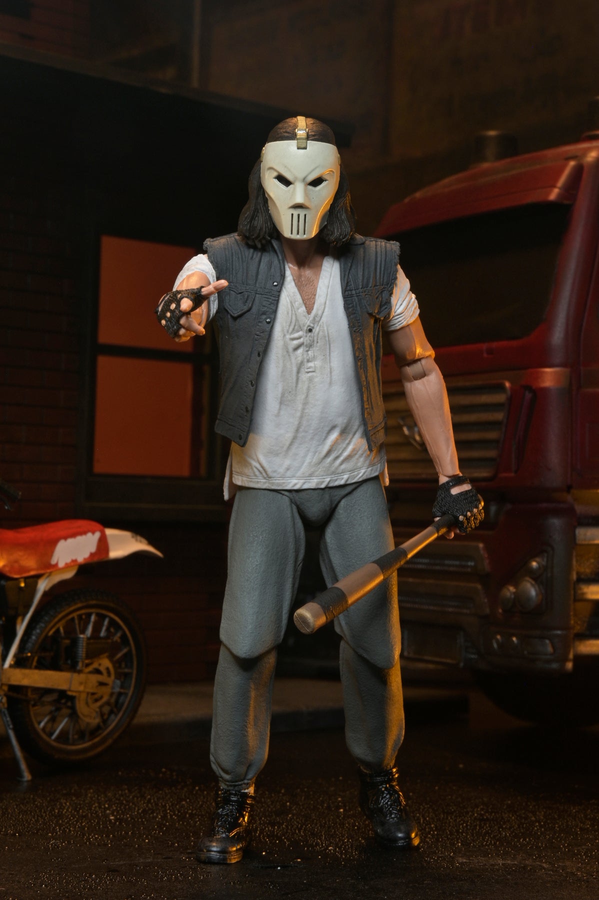 Teenage Mutant Ninja Turtles (1990 Movie) - Casey Jones with Dirt Bike 7" Scale Action Figure - NECA