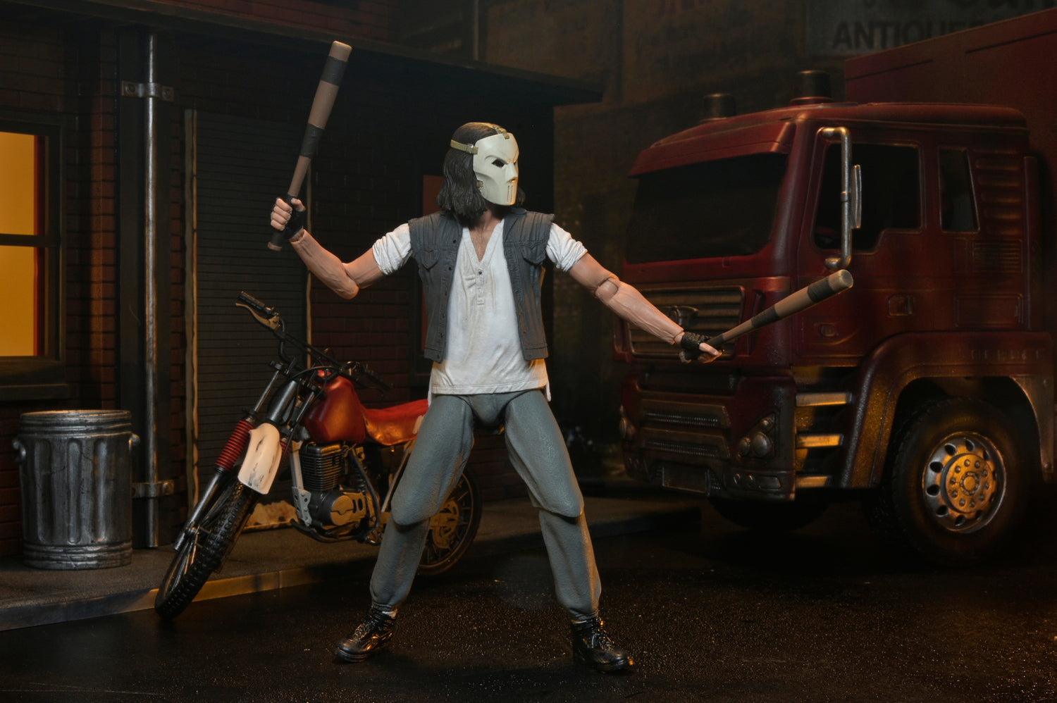 Teenage Mutant Ninja Turtles (1990 Movie) - Casey Jones with Dirt Bike 7" Scale Action Figure - NECA