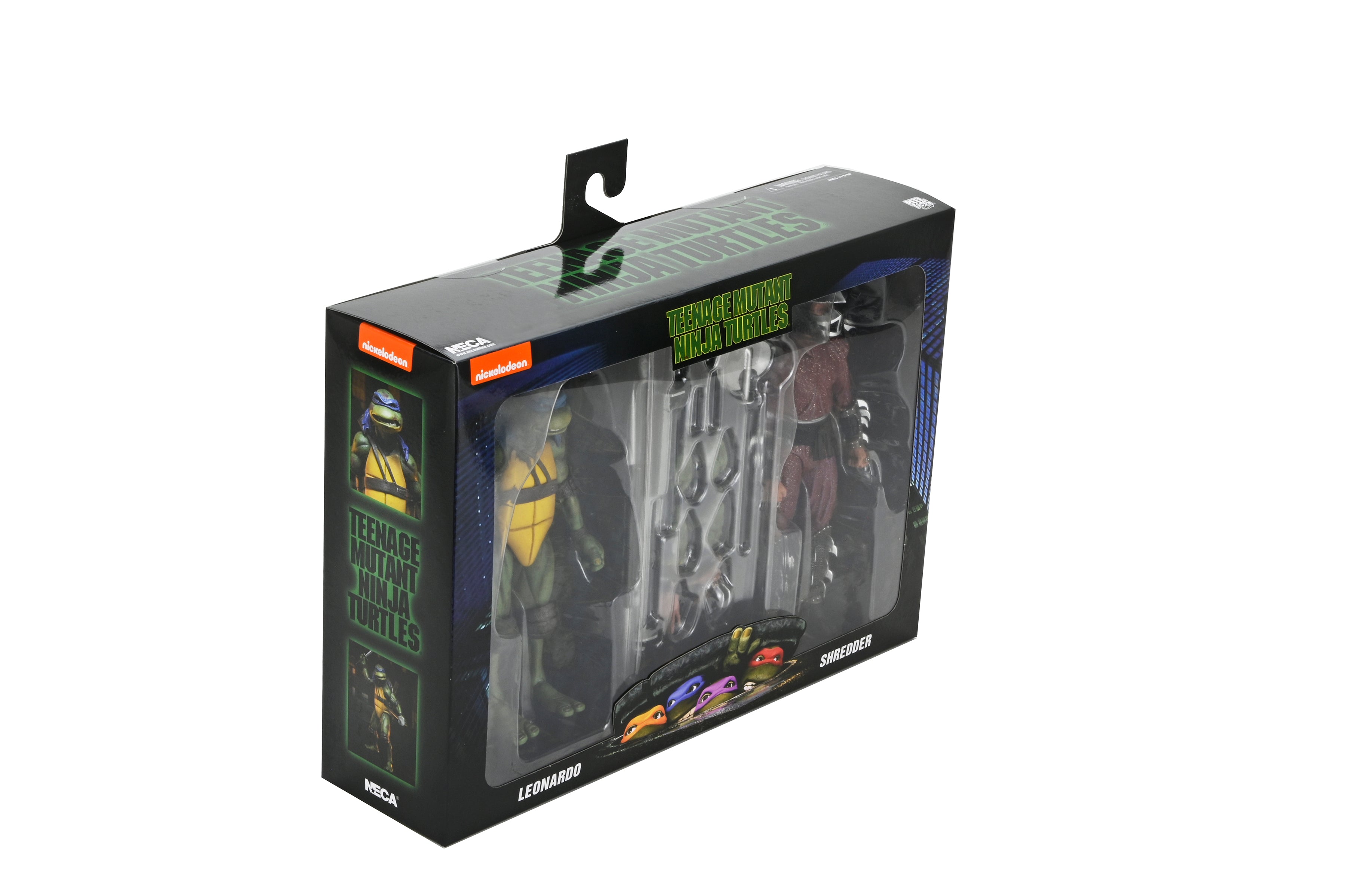 Teenage Mutant Ninja Turtles (1990 Movie) - Rooftop Battle Leonardo vs. Shredder 7" Scale Action Figure (2-Pack)