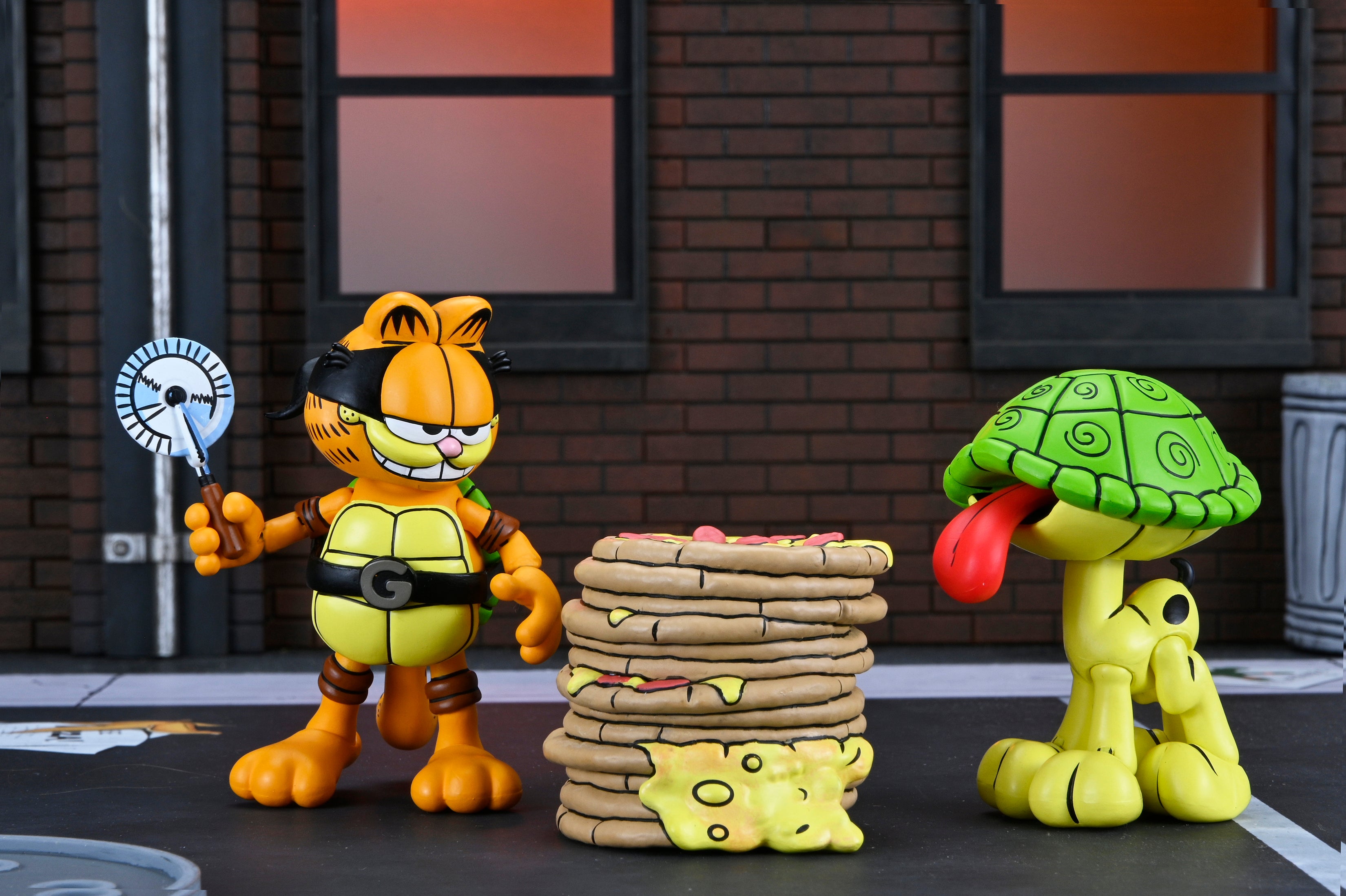 Teenage Mutant Ninja Turtles (Archie Comics) x Garfield - Ultimate Garfello & Odie 7” Scale Action Figures - NECA