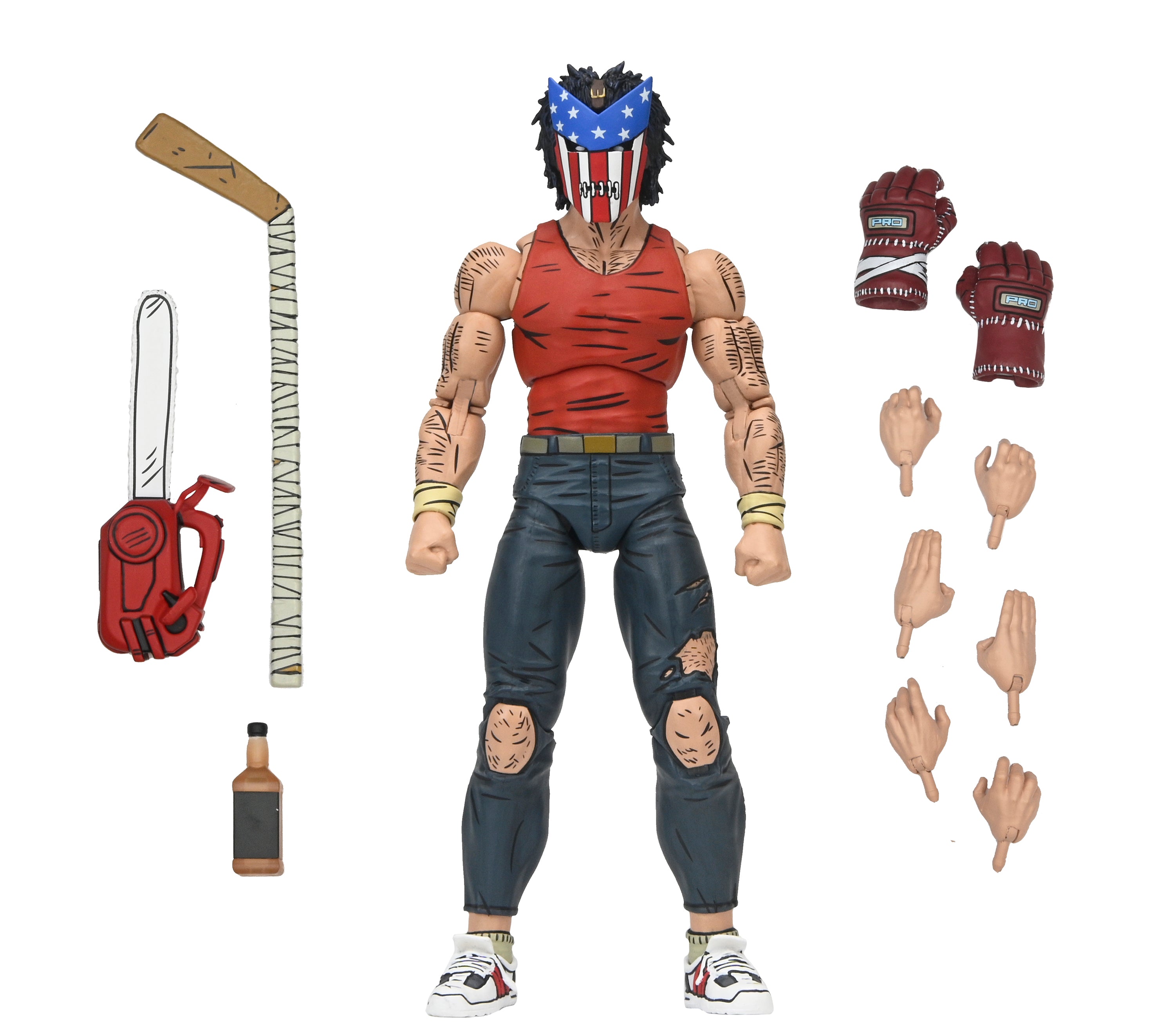 Teenage Mutant Ninja Turtles (Mirage Comics) - Ultimate Bodycount Casey Jones 7" Scale Action Figure (PRE-ORDER)