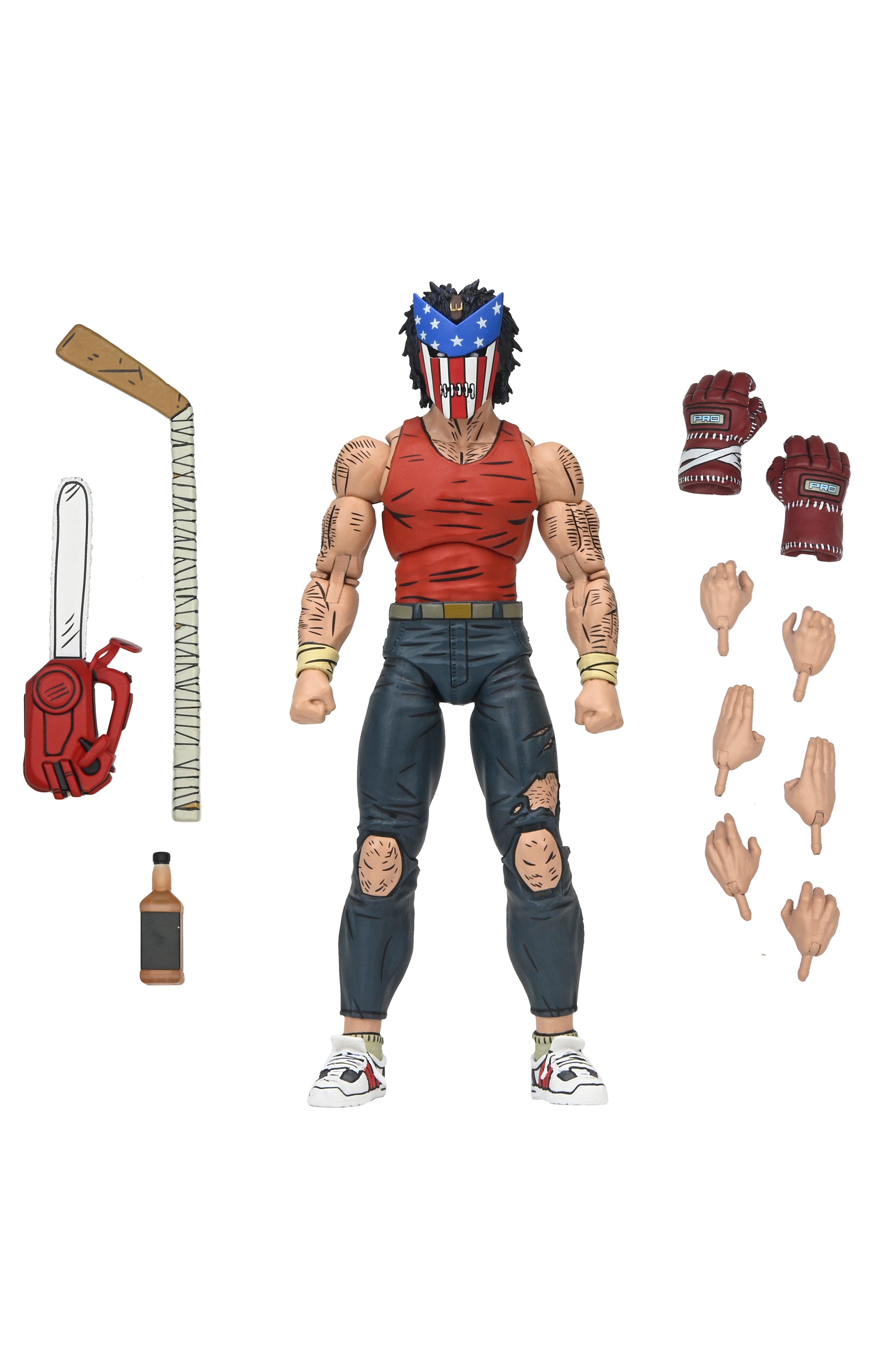 Teenage Mutant Ninja Turtles (Mirage Comics) - Ultimate Bodycount Casey Jones 7" Scale Action Figure - NECA