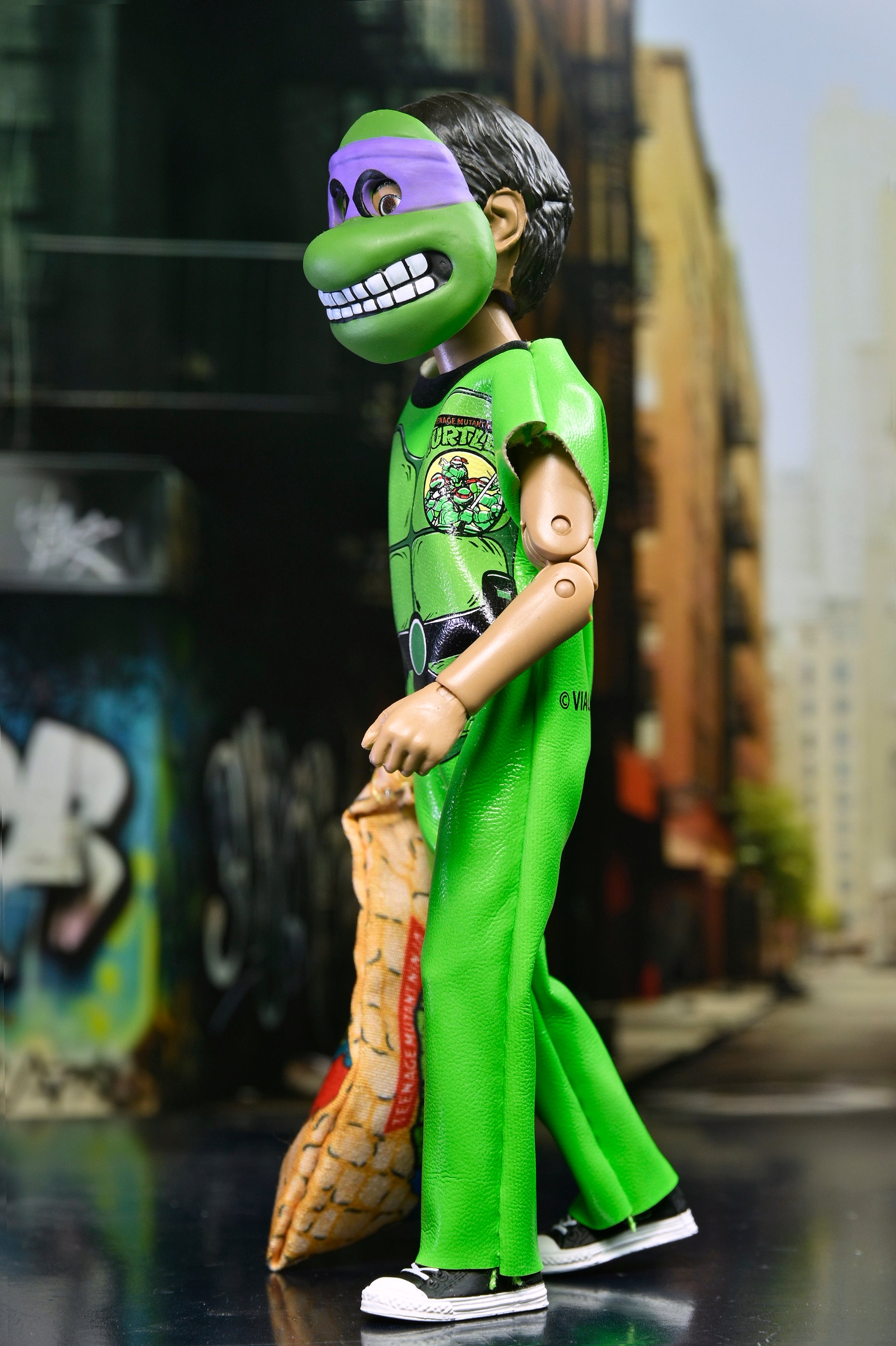 Teenage Mutant Ninja Turtles (1987 Cartoon) x Ben Cooper Costume Kids Collection - Donatello 6" Costumed Action Figure (Series 11) - NECA