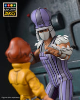 Teenage Mutant Ninja Turtles (1987 Cartoon) - Ultimate Train Track Takedown Shredder 7” Scale Action Figure (2025 CON EXCLUSIVE) - NECA