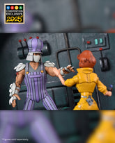 Teenage Mutant Ninja Turtles (1987 Cartoon) - Ultimate Train Track Takedown Shredder 7” Scale Action Figure (2025 CON EXCLUSIVE) - NECA