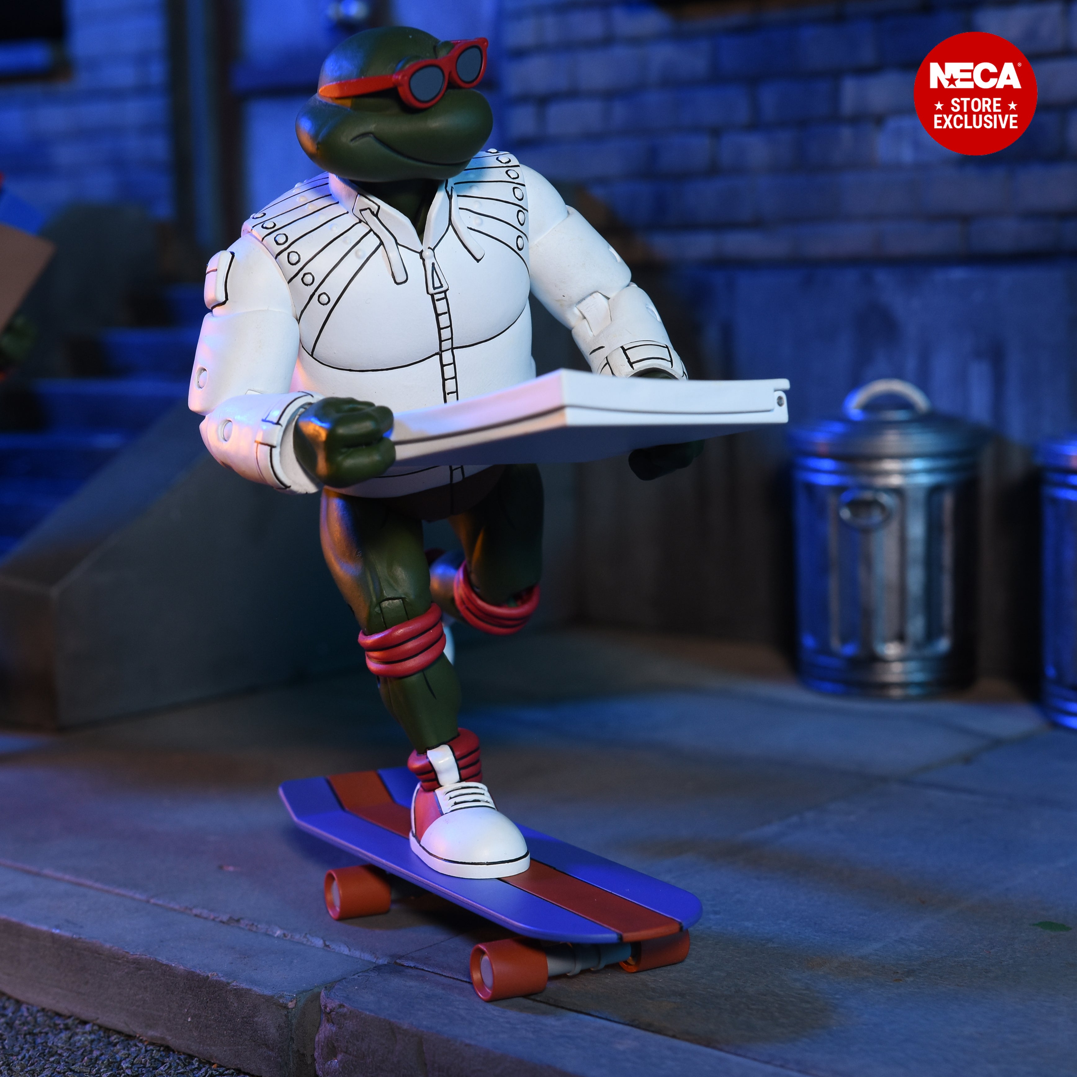 Teenage Mutant Ninja Turtles (1987 Cartoon) - Punk Leonardo, Punk Raphael & Scrag 7" Scale Action Figure 3-Pack - NECA