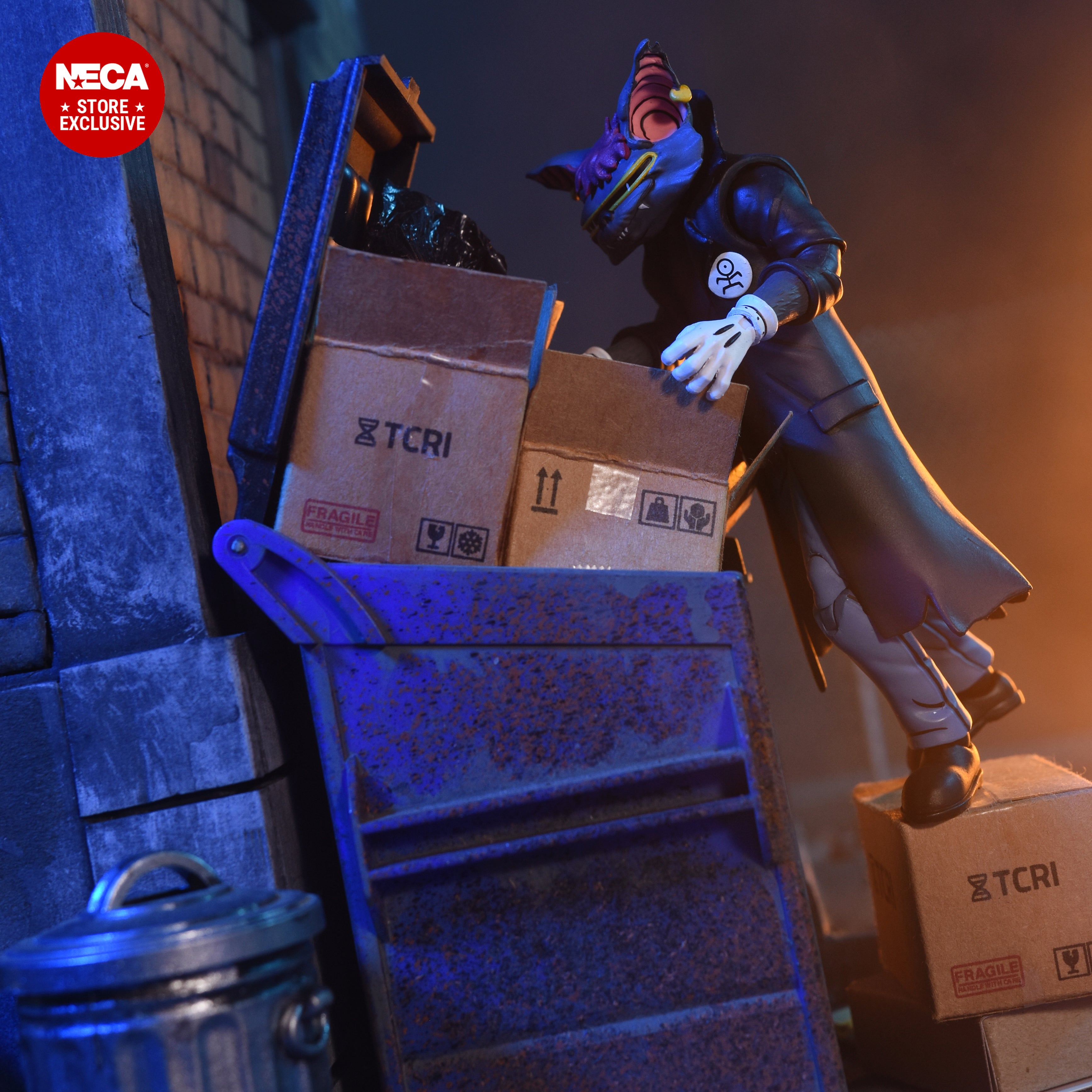 Teenage Mutant Ninja Turtles (1987 Cartoon) - Punk Leonardo, Punk Raphael & Scrag 7" Scale Action Figure 3-Pack - NECA