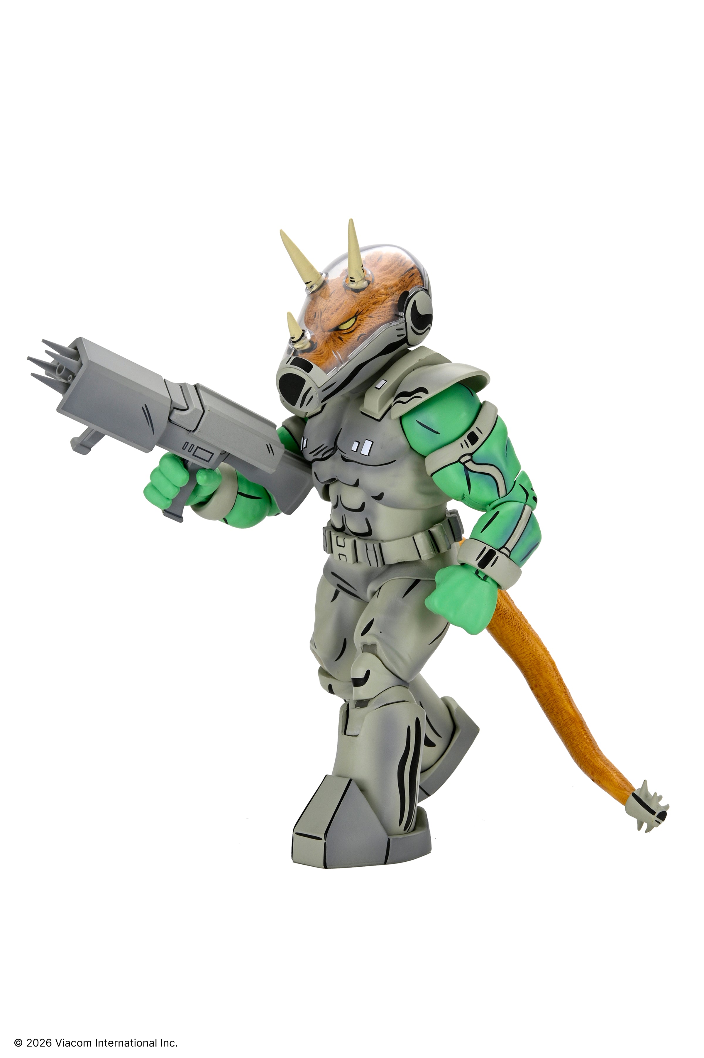 Teenage Mutant Ninja Turtles (Mirage Comics) - Shock Commando Triceraton 7” Scale Action Figure - NECA