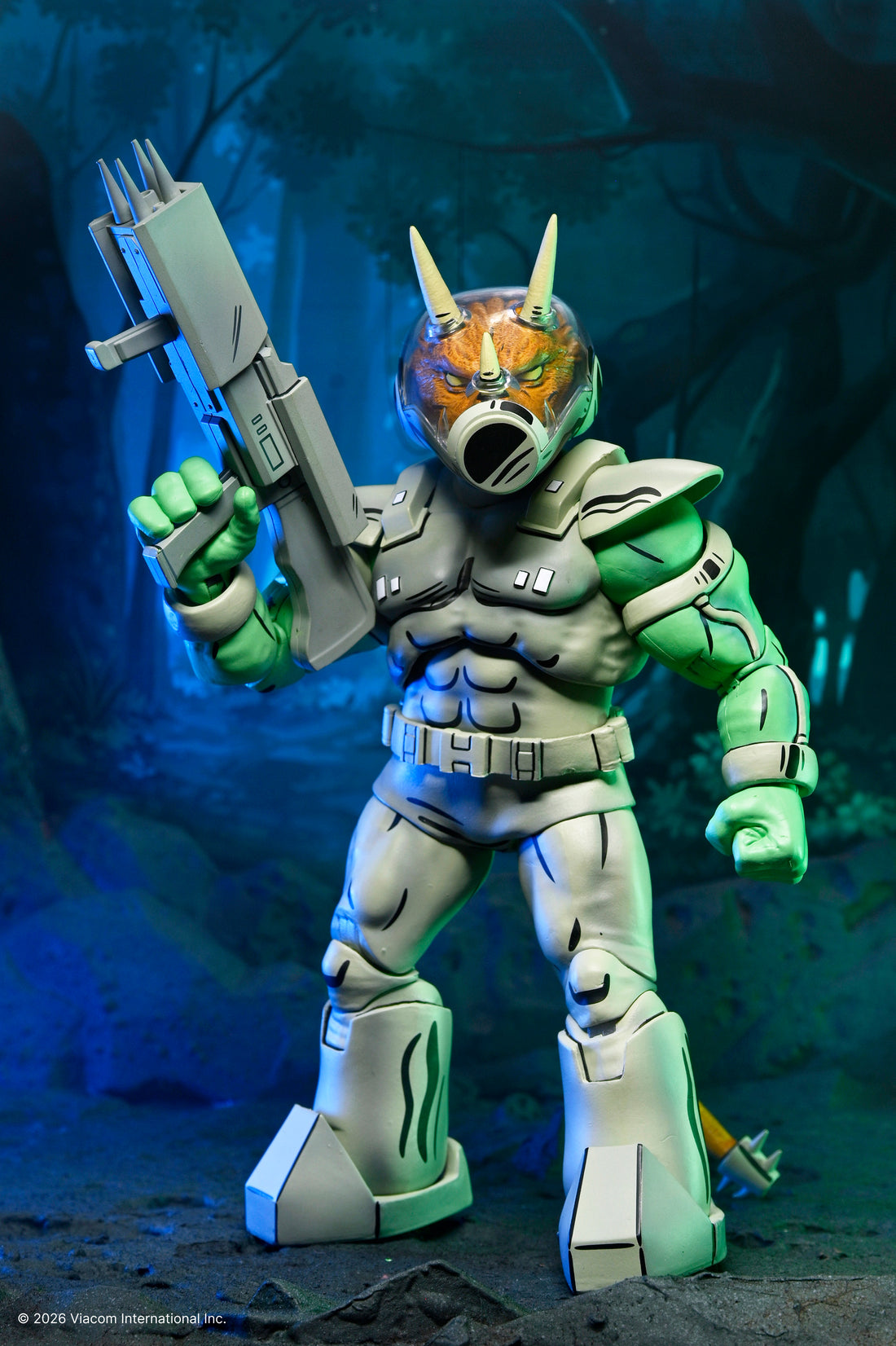 Teenage Mutant Ninja Turtles (Mirage Comics) - Shock Commando Triceraton 7” Scale Action Figure - NECA