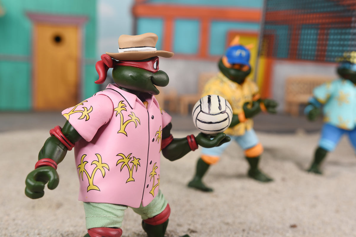 Teenage Mutant Ninja Turtles (Cartoon) - Vacation Michelangelo and Raphael 7" Scale Action Figures (2-Pack)