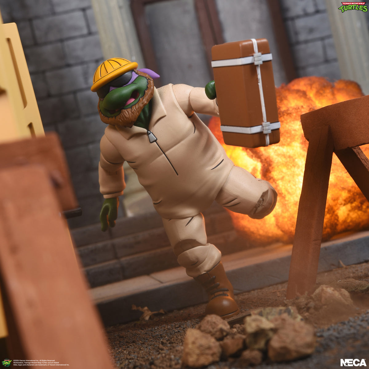 Teenage Mutant Ninja Turtles (1987 Cartoon) - Construction Donatello 7" Scale Action Figure