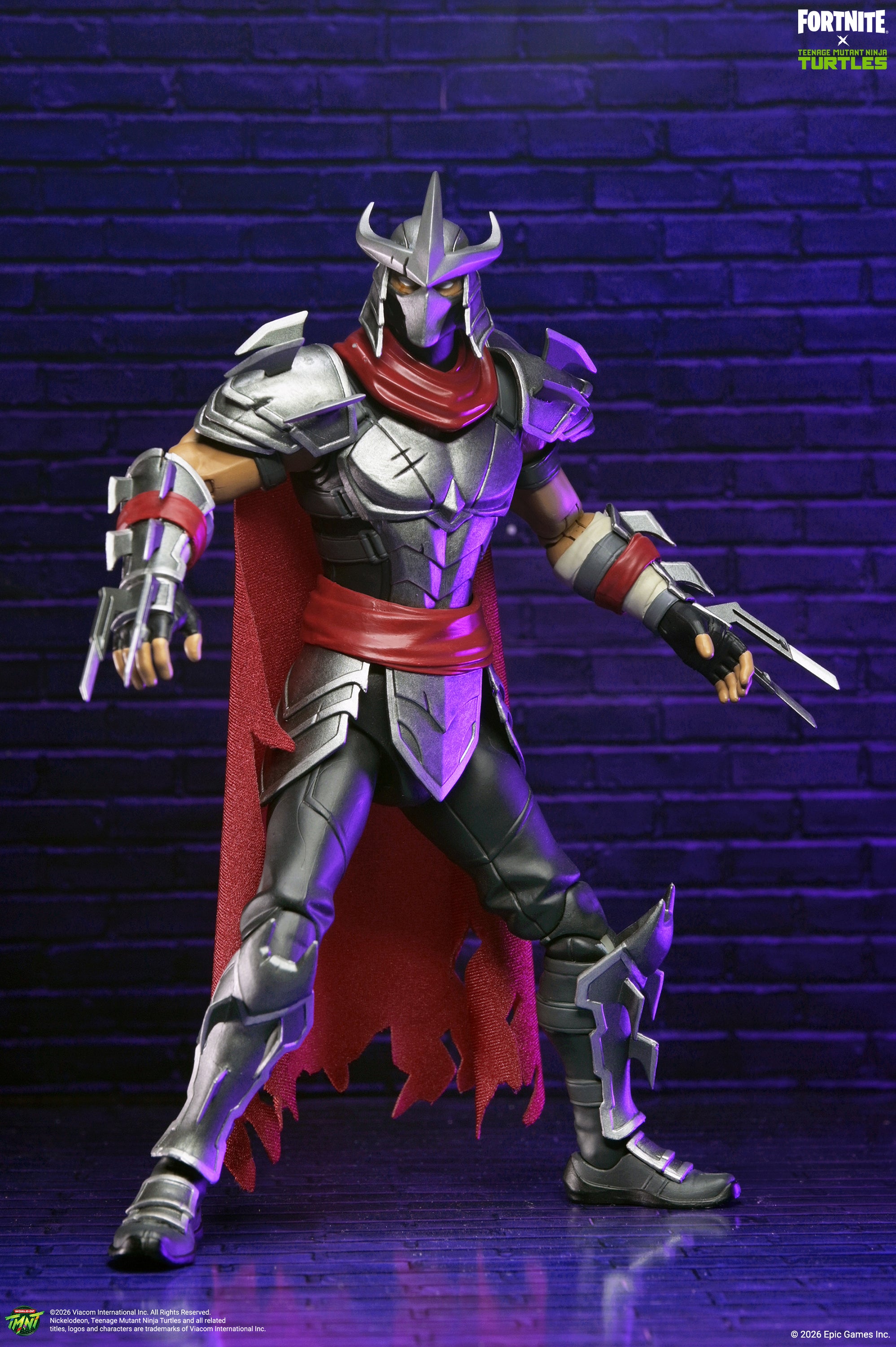 Fortnite x Teenage Mutant Ninja Turtles - Shredder 7” Scale Action Figure on the NECA Store