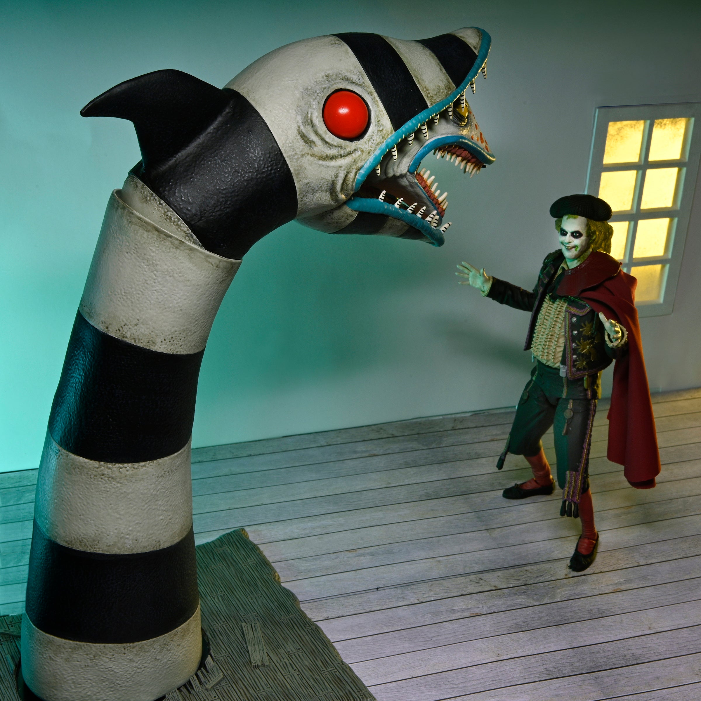 Beetlejuice Beetlejuice - Ultimate Matador Beetlejuice & Sandworm 7" Scale Action Figure 2-Pack - NECA