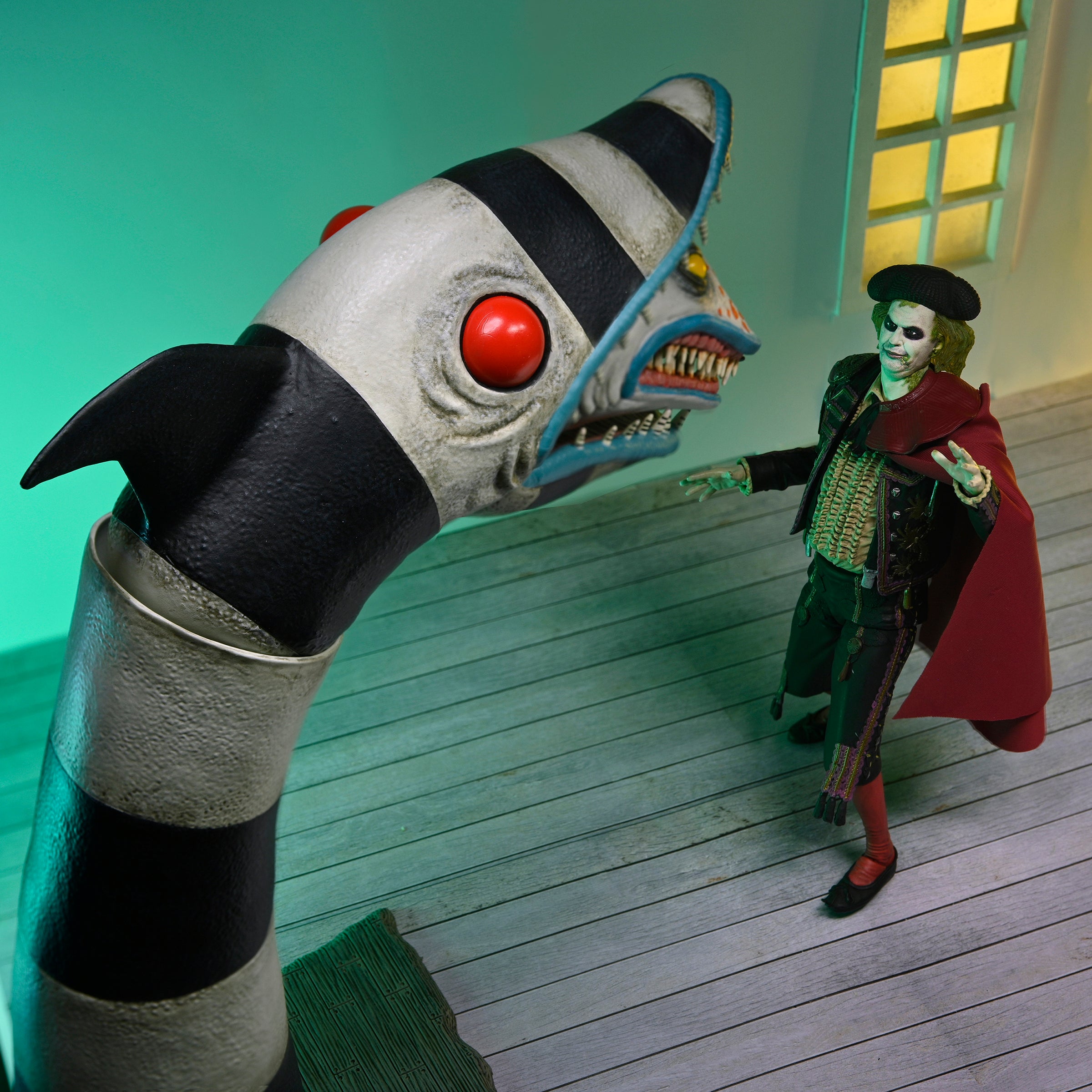 Beetlejuice Beetlejuice - Ultimate Matador Beetlejuice & Sandworm 7" Scale Action Figure 2-Pack - NECA