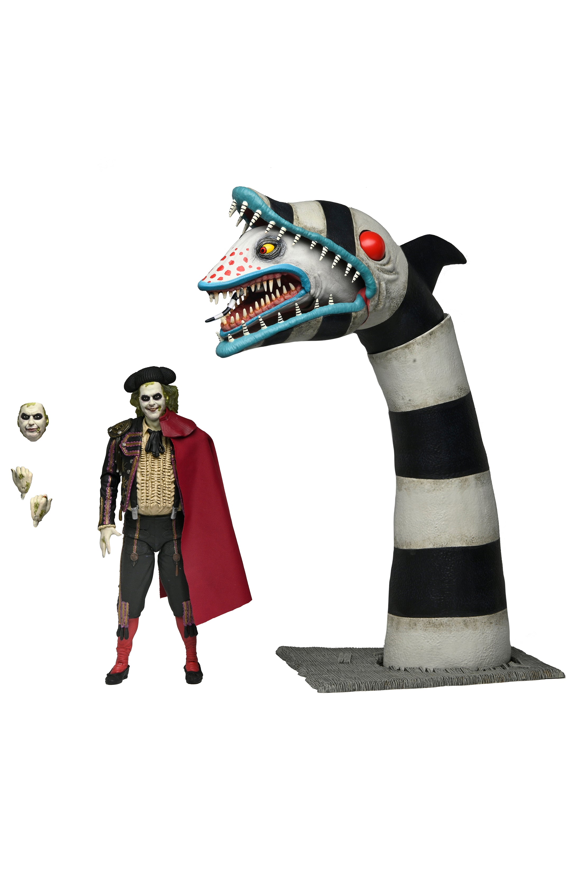 Beetlejuice Beetlejuice - Ultimate Matador Beetlejuice & Sandworm 7" Scale Action Figure 2-Pack - NECA