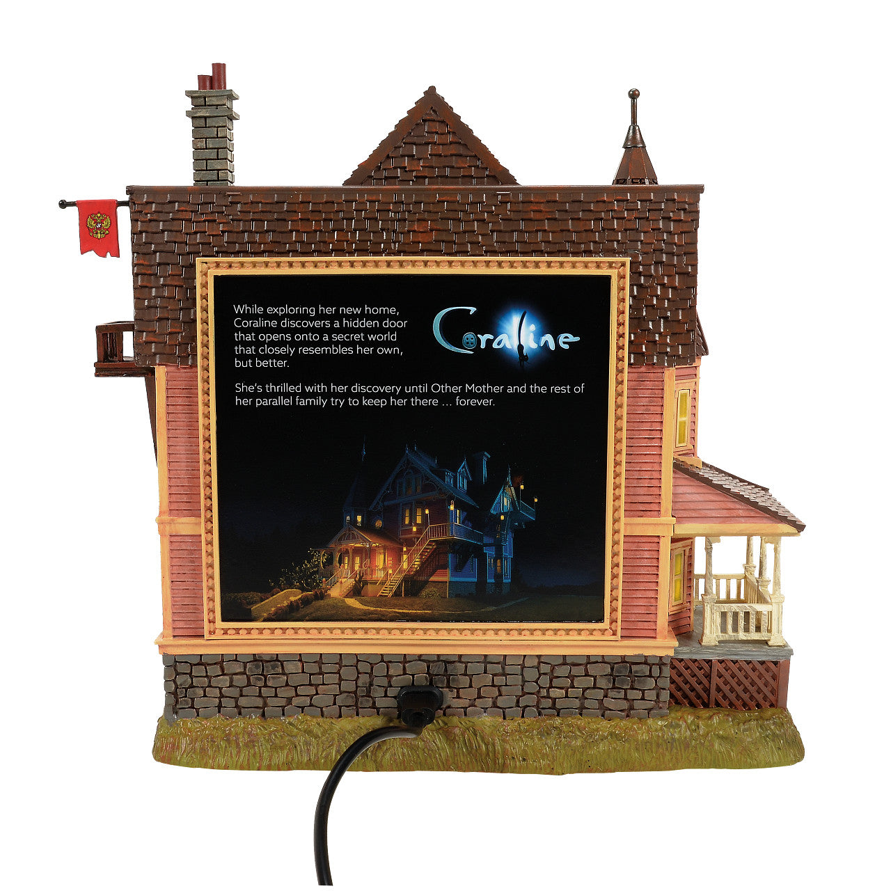 Fright Ave - Coraline Pink Palace Apartments (Set of 3)