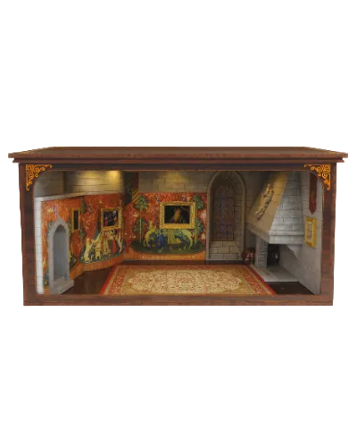 A Room with a View: Harry Potter Gryffindor Common Room - Department 56 on NECA