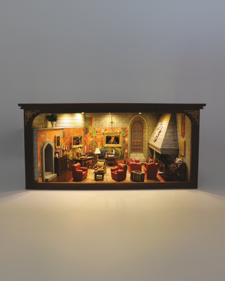 A Room with a View: Harry Potter Gryffindor Common Room - Department 56 on NECA