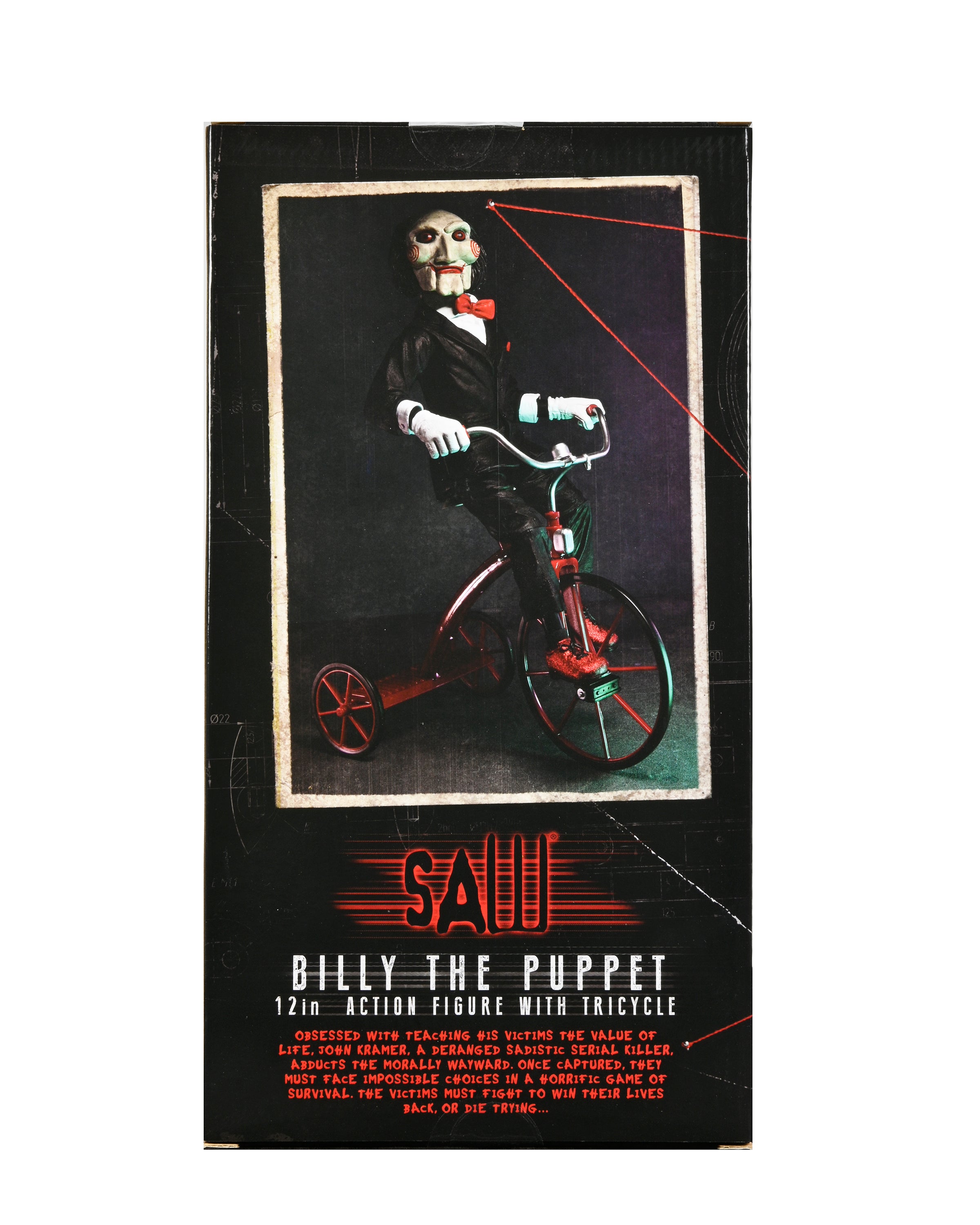 SAW - Billy the Puppet on Tricycle 12" Action Figure with Sound
