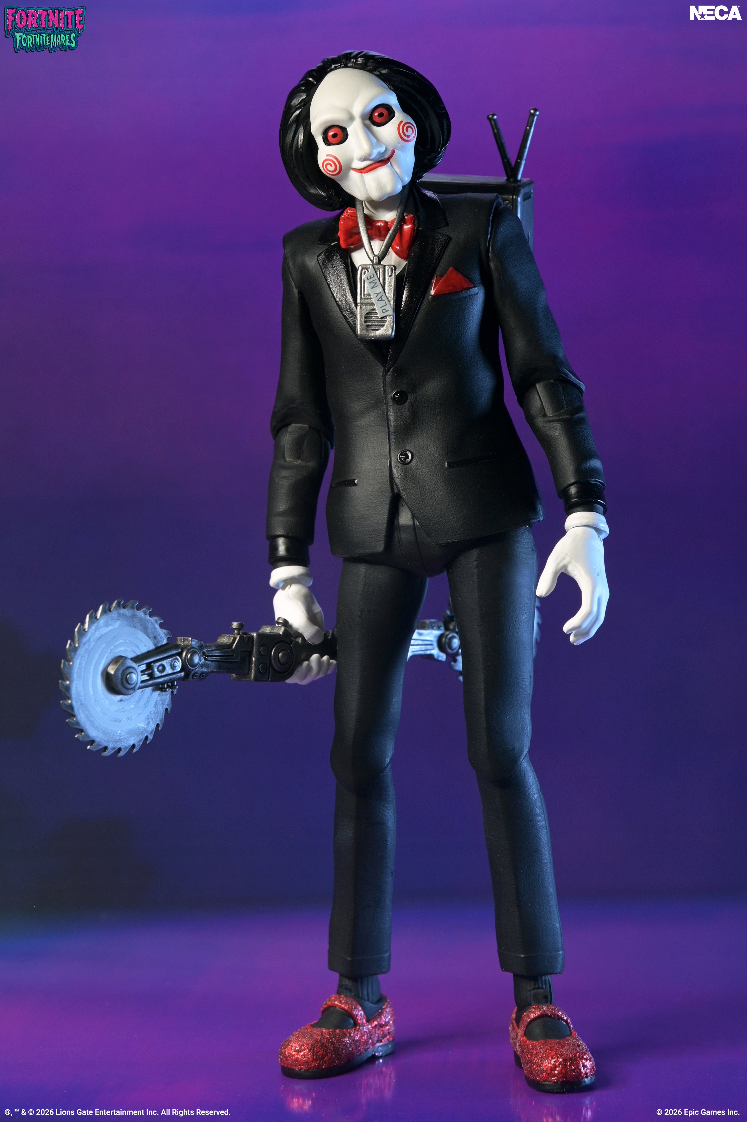 Fortnite x SAW - Fortnitemares Billy the Puppet 7” Scale Action Figure on the NECA Store