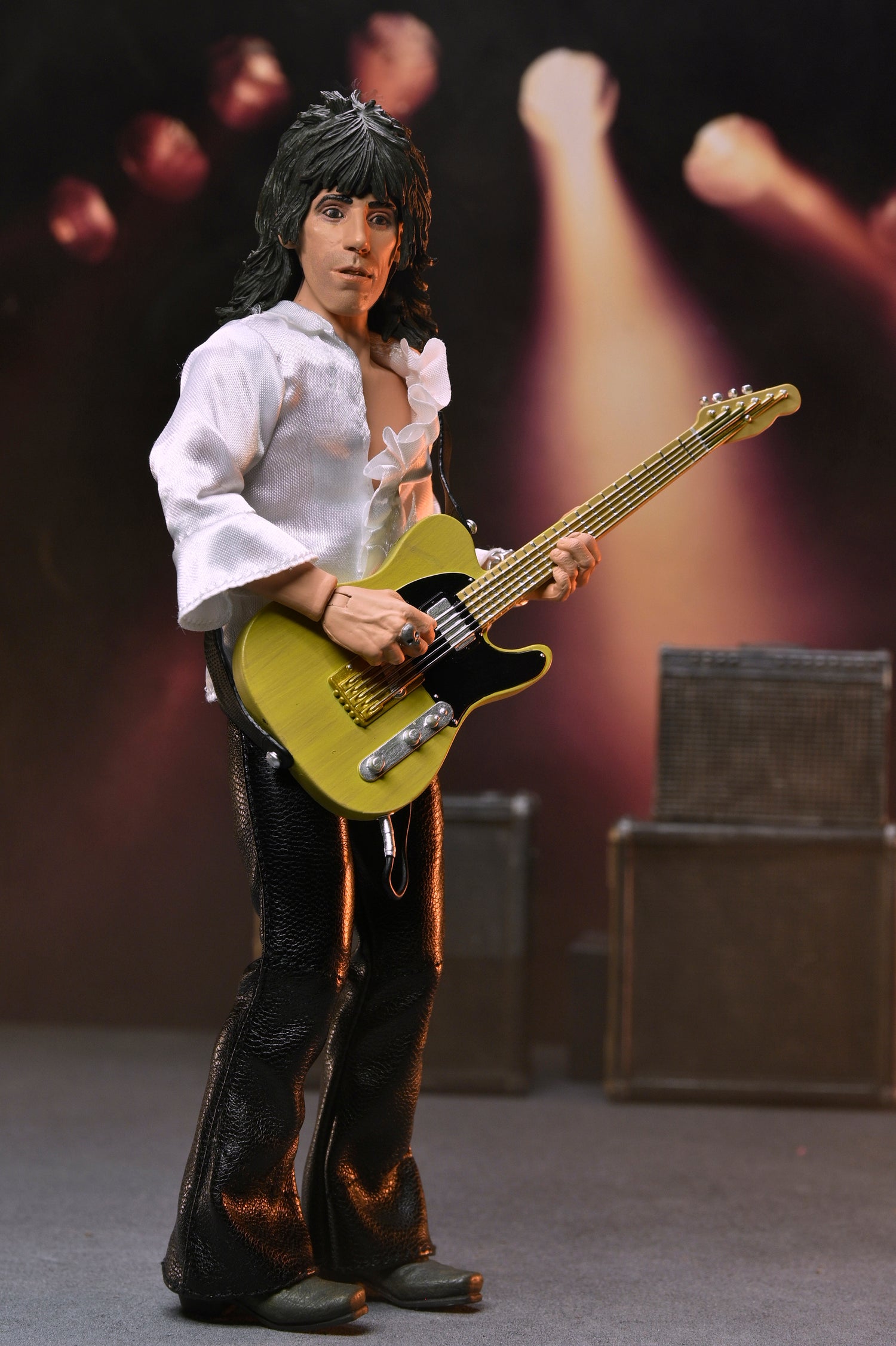 The Rolling Stones - Keith Richards (1975) 8” Clothed Action Figure - NECA