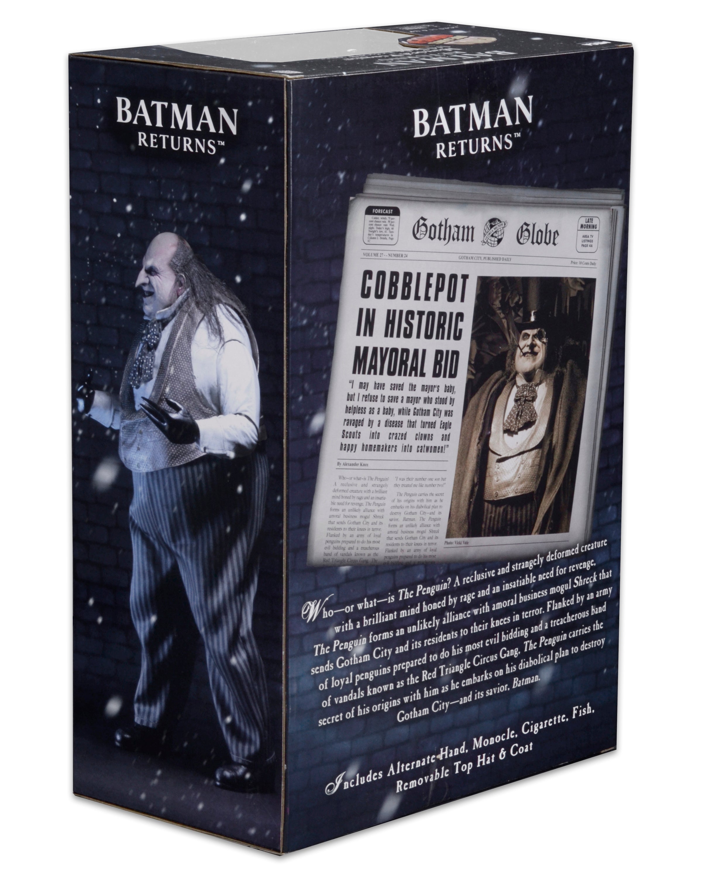Batman Returns - 1/4 Scale Action Figure - Mayoral Penguin (Danny Devito) - NECA