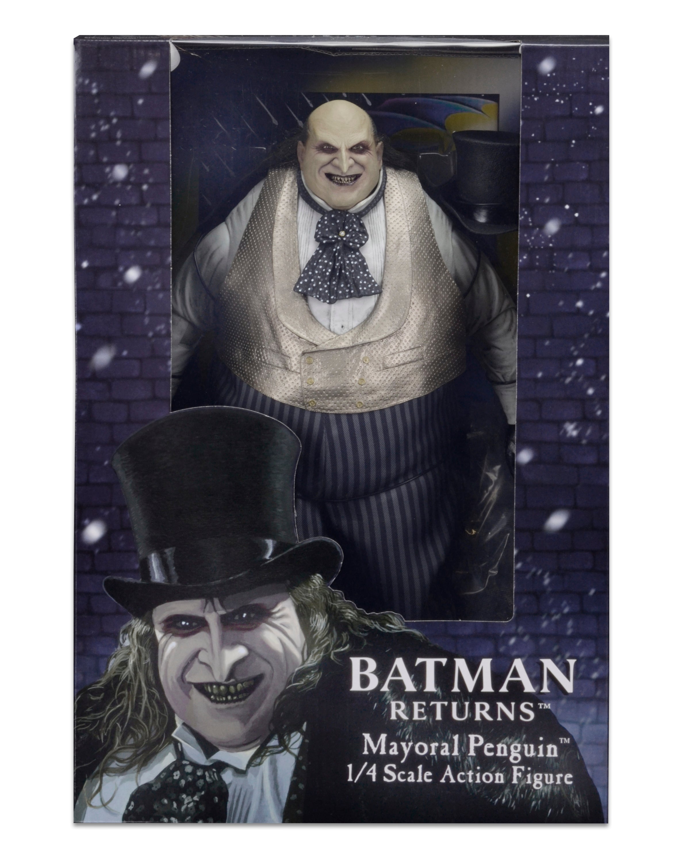Batman Returns - 1/4 Scale Action Figure - Mayoral Penguin (Danny Devito) - NECA