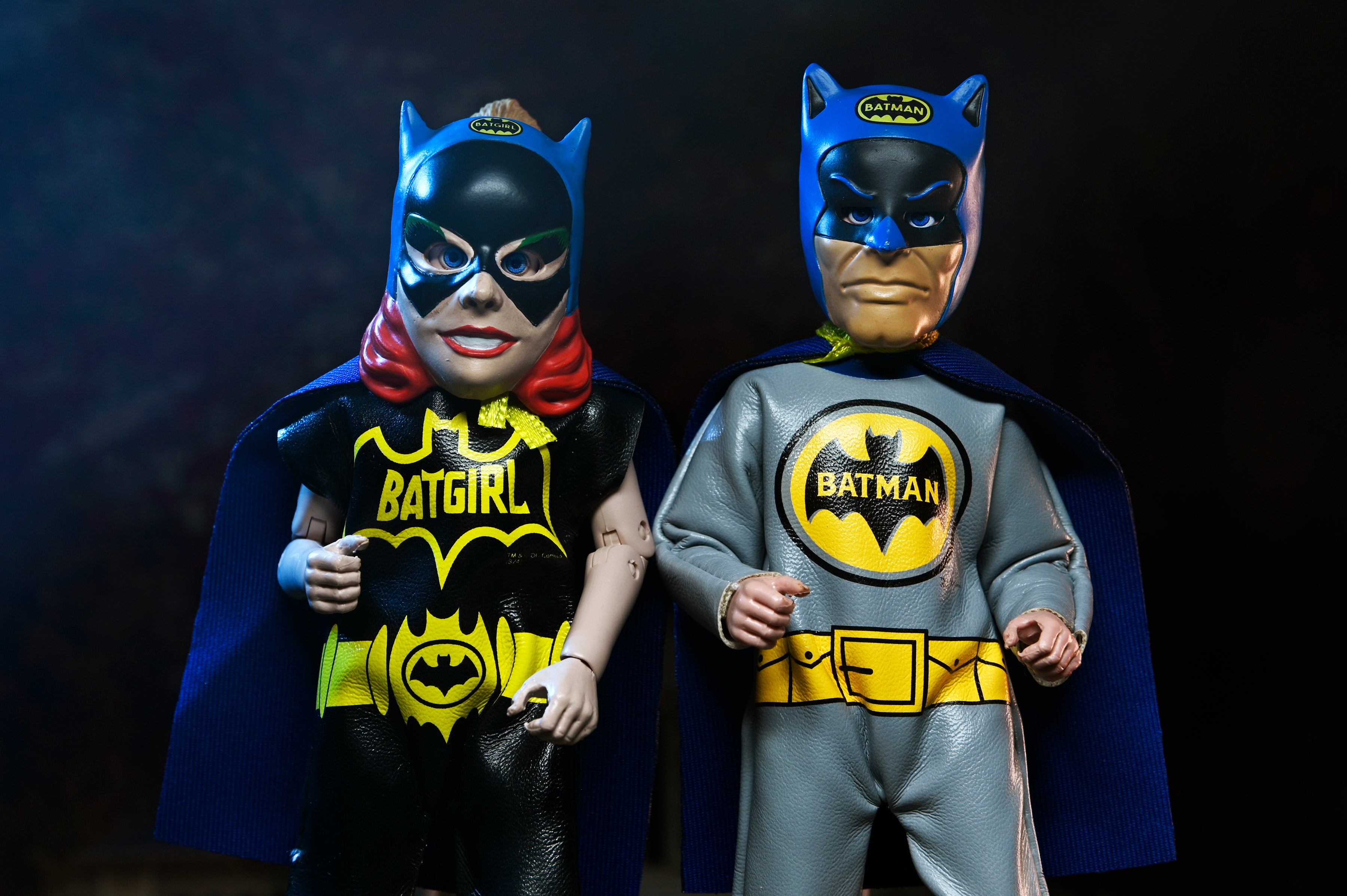 DC Comics x Ben Cooper Costume Kids Collection Series 5 - Batgirl and Batman Costumed Action Figures - NECA