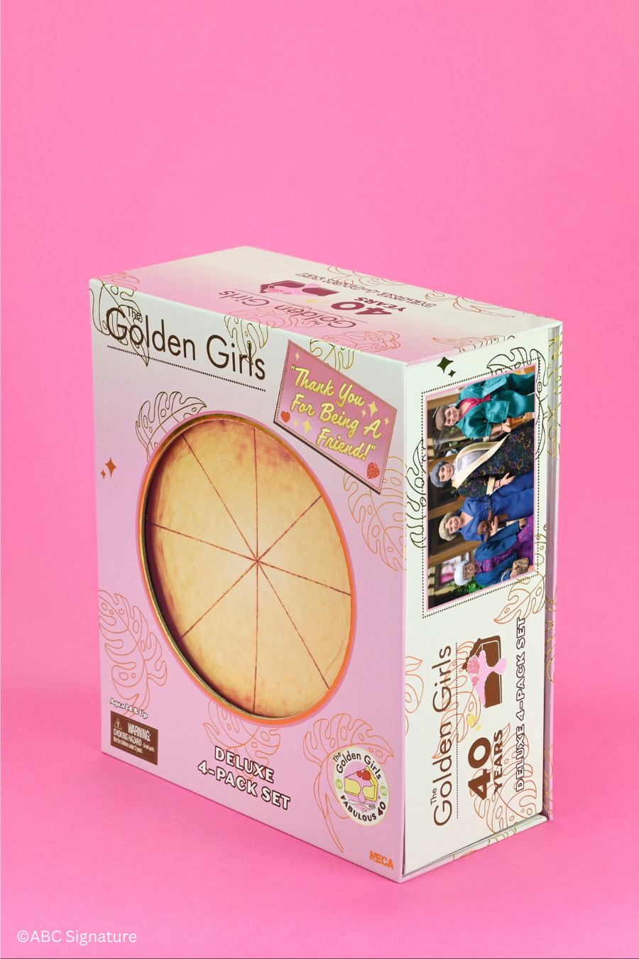 The Golden Girls - 40th Anniversary Golden Girls 8" Clothed Action Figure Deluxe 4-Pack (PRE-ORDER)