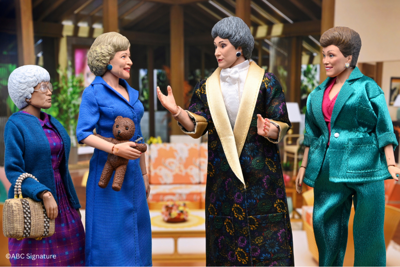 The Golden Girls - 40th Anniversary Golden Girls 8" Clothed Action Figure Deluxe 4-Pack - NECA