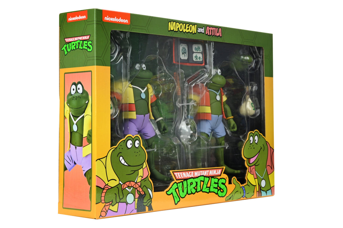 Teenage Mutant Ninja Turtles (Cartoon) – Napoleon & Attila Frong 7” Scale Action Figure 2-Pack - NECA